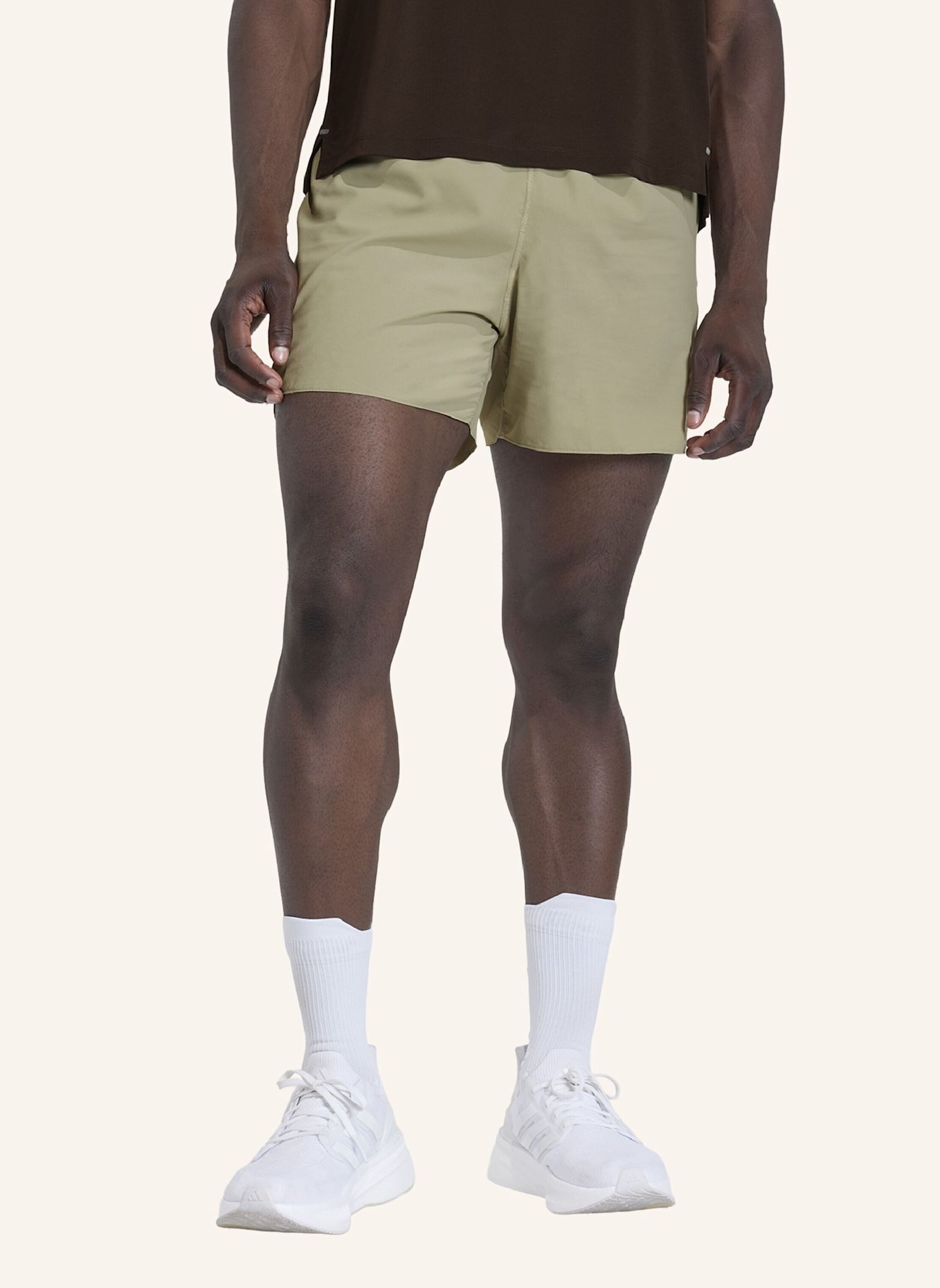 adidas 2-in-1-Laufshorts ADI365: BRAUN