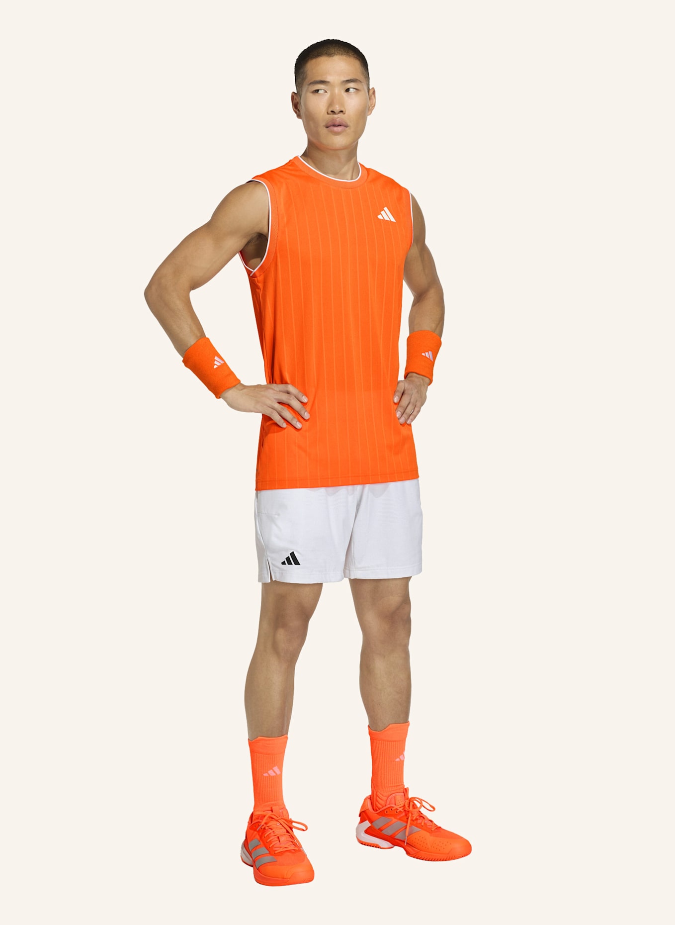 adidas TENNIS CLIMACOOL+ PRO TANKTOP: ORANGE
