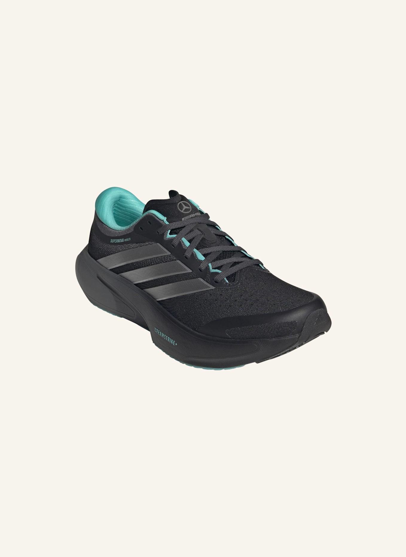 adidas SUPERNOVA RISE 3 MERCEDES AMG PETRONAS F1 TEAM SCHUH: SCHWARZ/ SILBER/ GRÜN