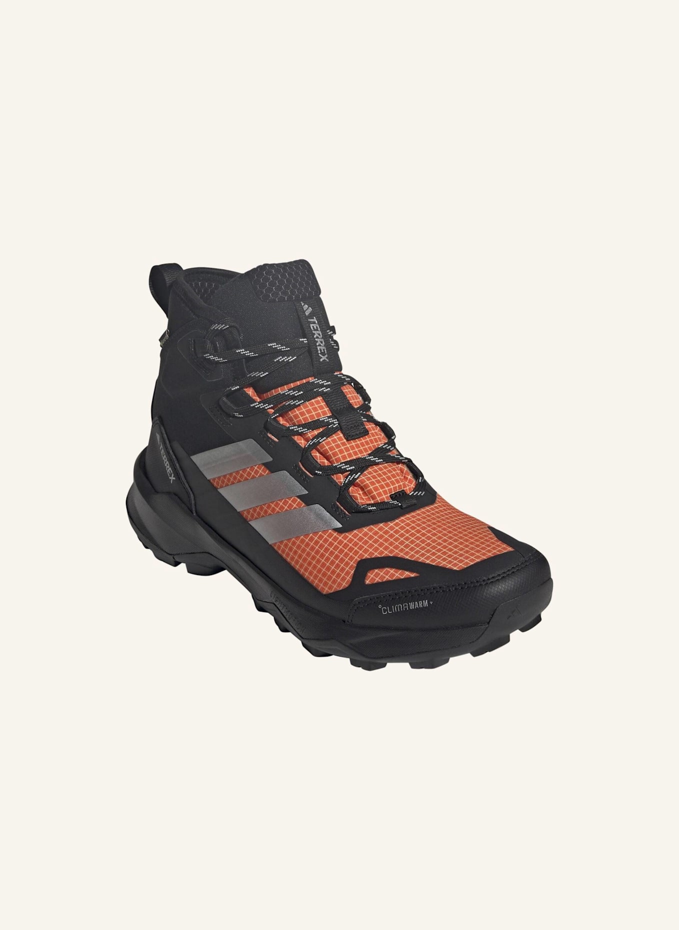 adidas TERREX Wanderschuhe SKYCHASER AX5 MID GTX CLIMAWARM+: SCHWARZ/ SILBER/ ORANGE