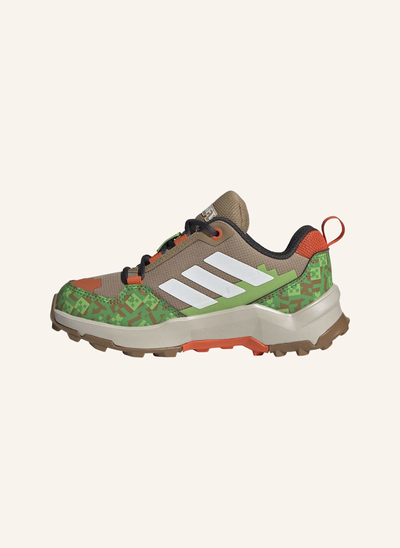 adidas TERREX ADIDAS MINECRAFT TERREX AX4R WANDERSCHUH: BRAUN/ WEISS/ ORANGE