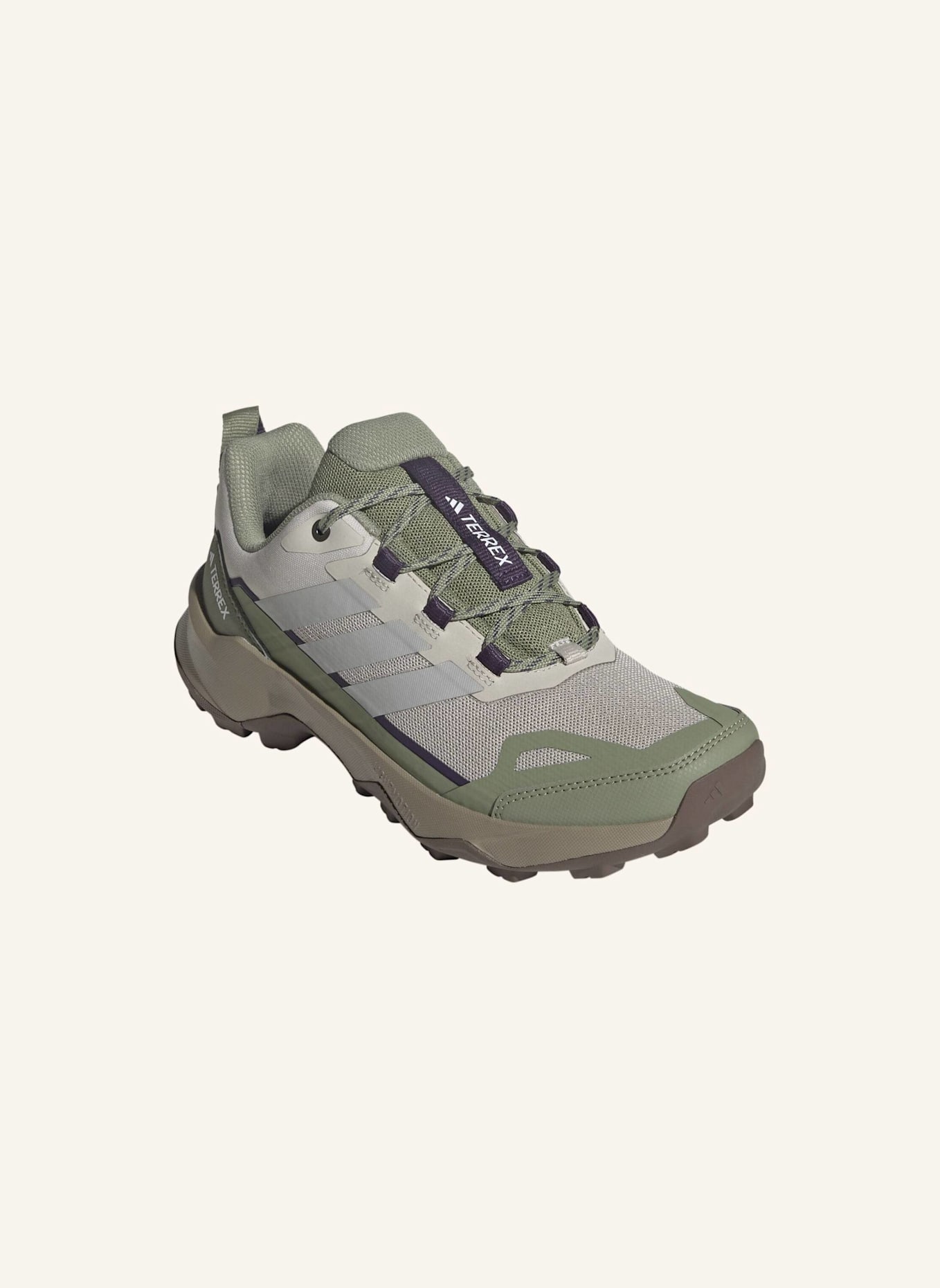 adidas TERREX TERREX SKYCHASER AX5 WANDERSCHUH: BEIGE/ GRAU/ GRÜN