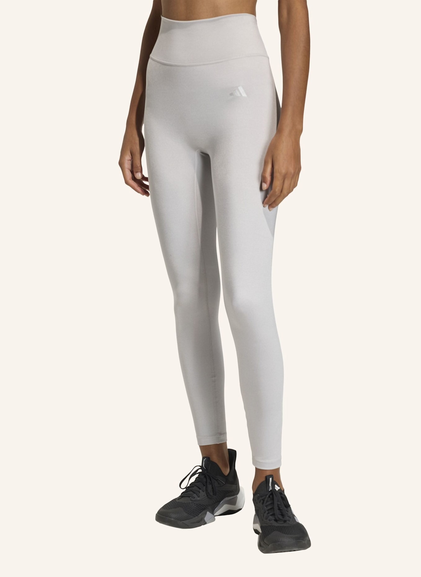 adidas OPTIME ESSENTIALS WORKOUT SHINE 7/8-LEGGINGS: GRAU