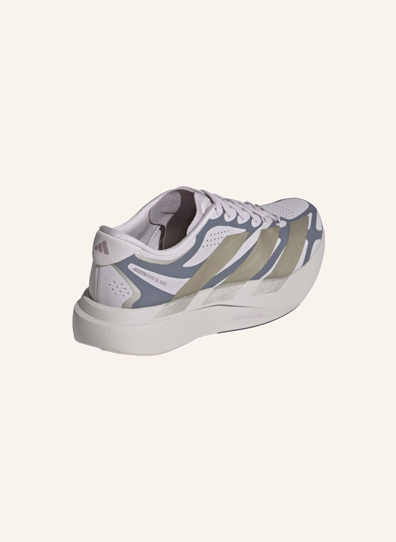 adidas ADIZERO EVO SL EXO SCHUH: LILA/ GRAU/ SCHWARZ