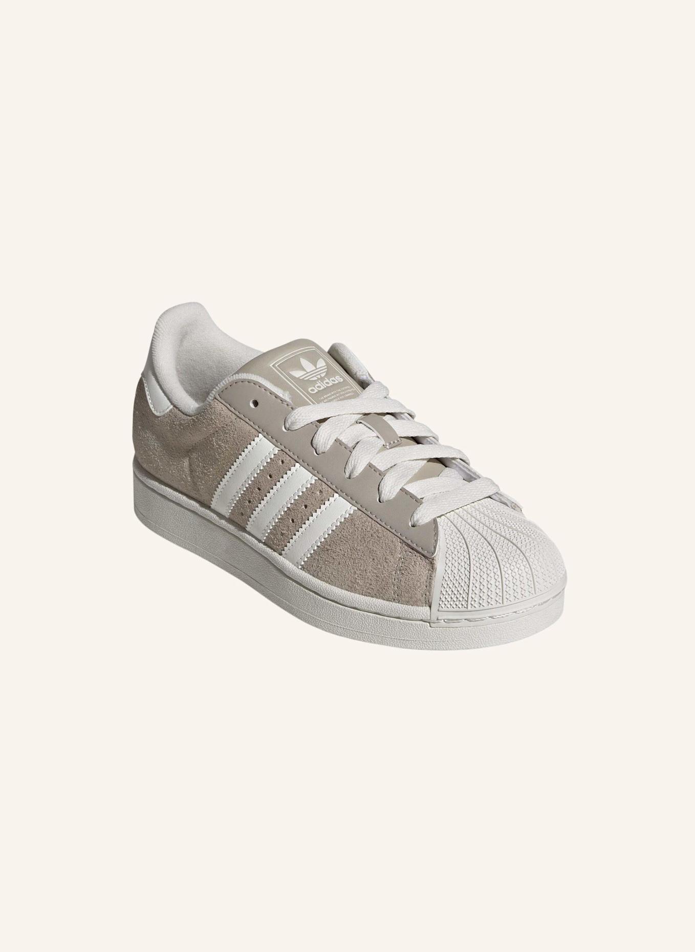 adidas Originals SUPERSTAR II SCHUH: WEISS/ BEIGE/ GOLD
