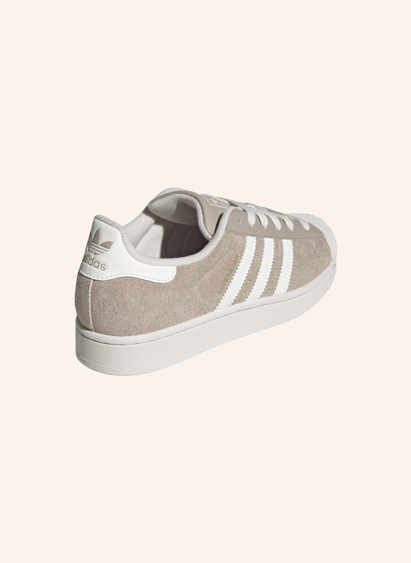 adidas Originals SUPERSTAR II SCHUH: WEISS/ BEIGE/ GOLD