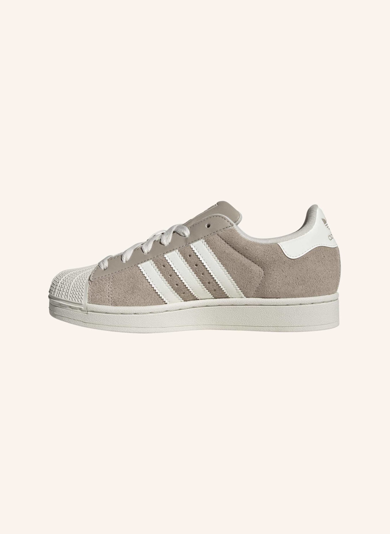 adidas Originals SUPERSTAR II SCHUH: WEISS/ BEIGE/ GOLD