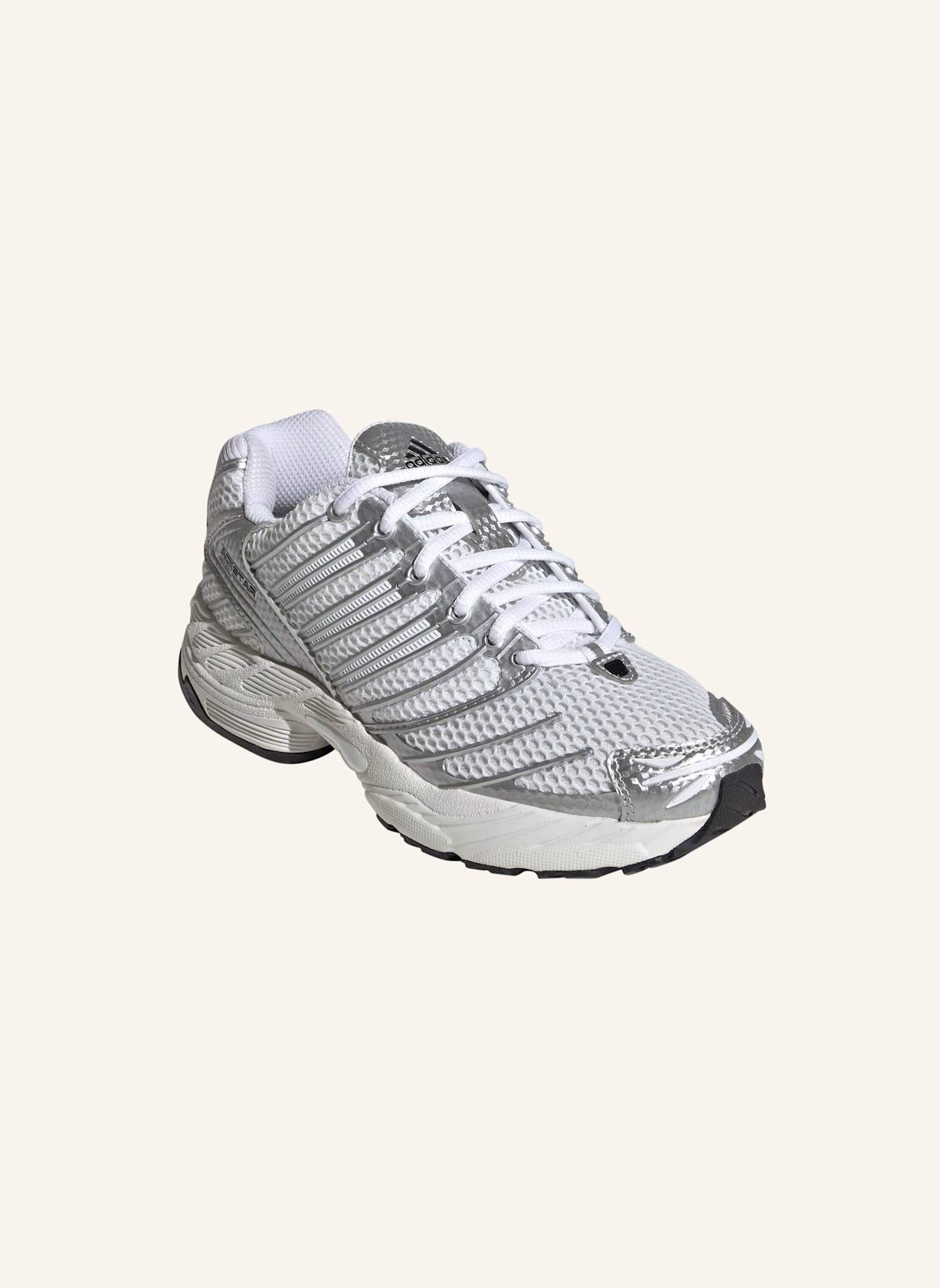 adidas Originals ADISTAR CONTROL 3 SCHUHE: WEISS/ SILBER/ SCHWARZ