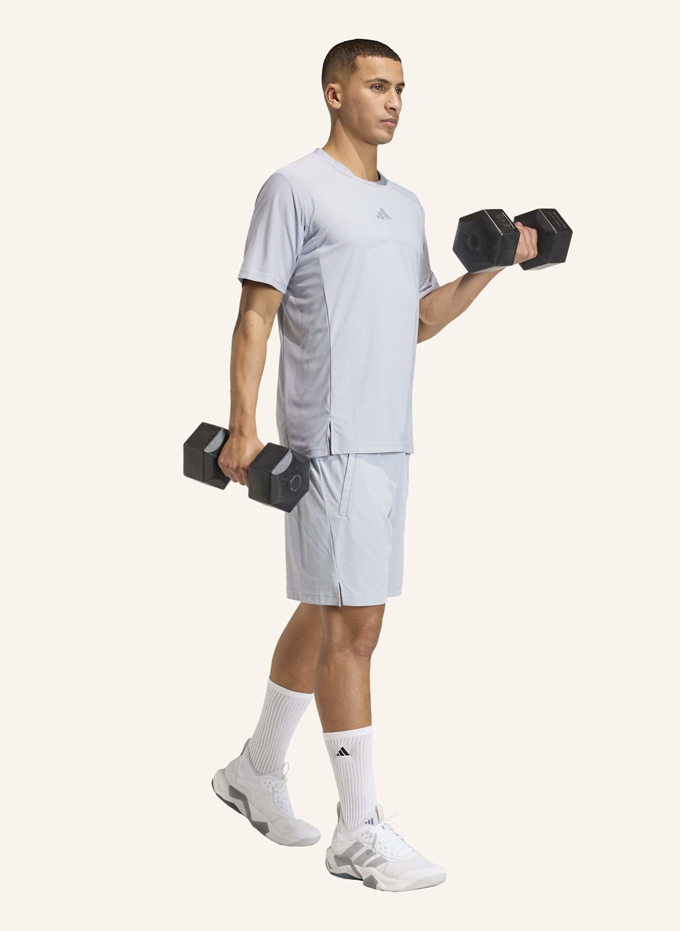 adidas CLIMACOOL 3D T-SHIRT: GRAU