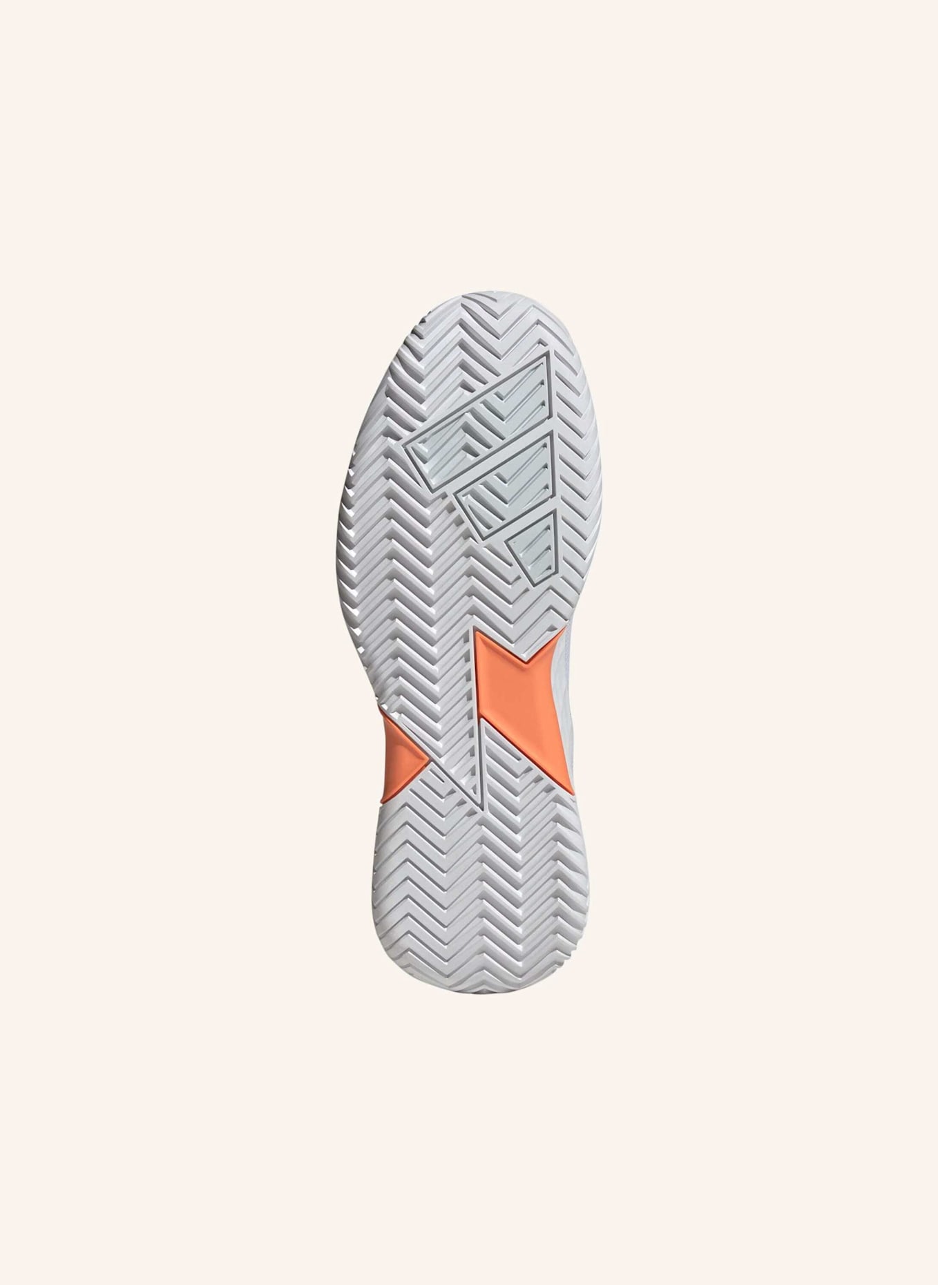 adidas Tenissschuhe DEFIANT SPEED 2: WEISS/ BLAU/ ORANGE