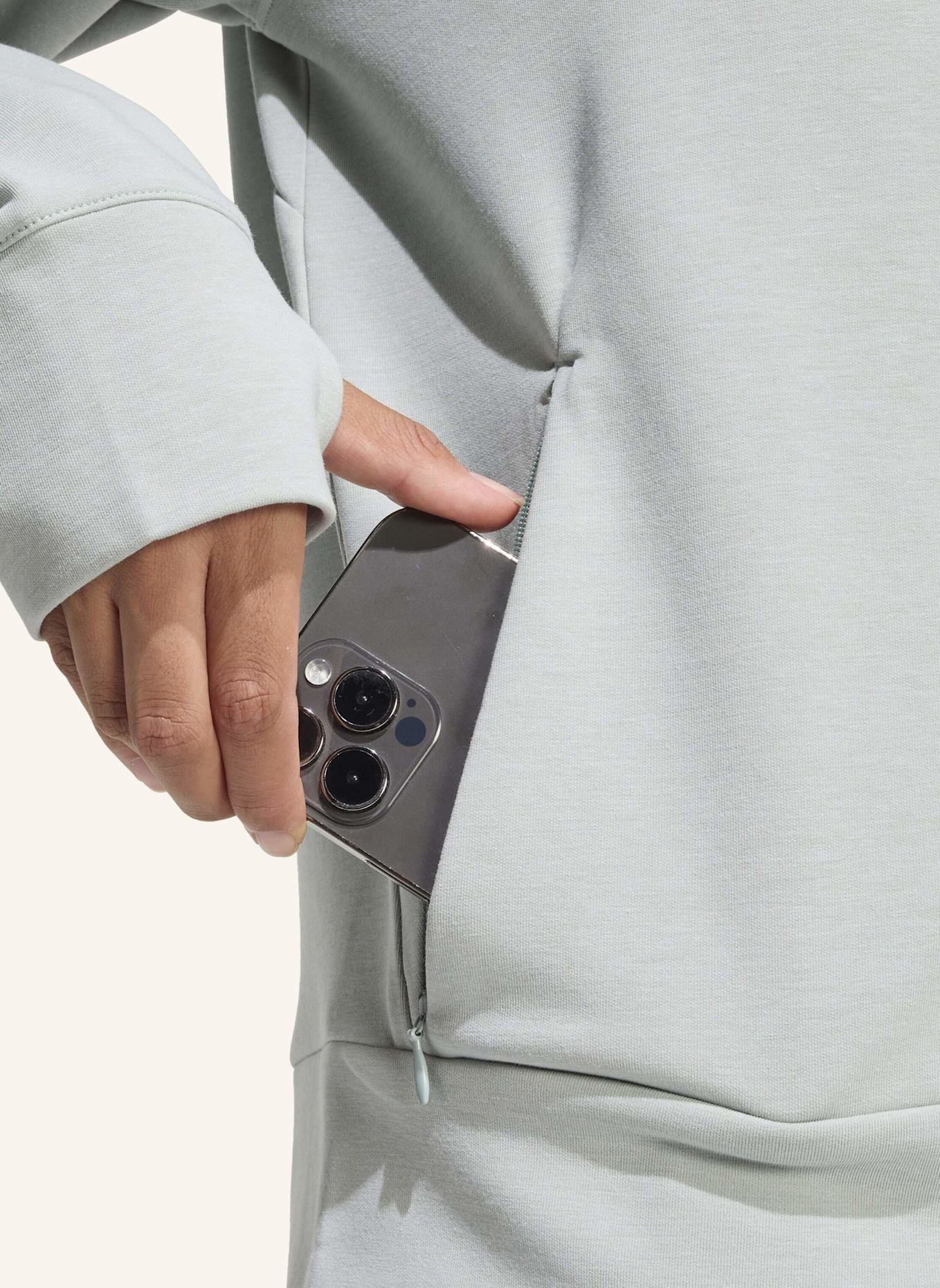 adidas DESIGNED 4 TRAINING KAPUZENJACKE: GRÜN