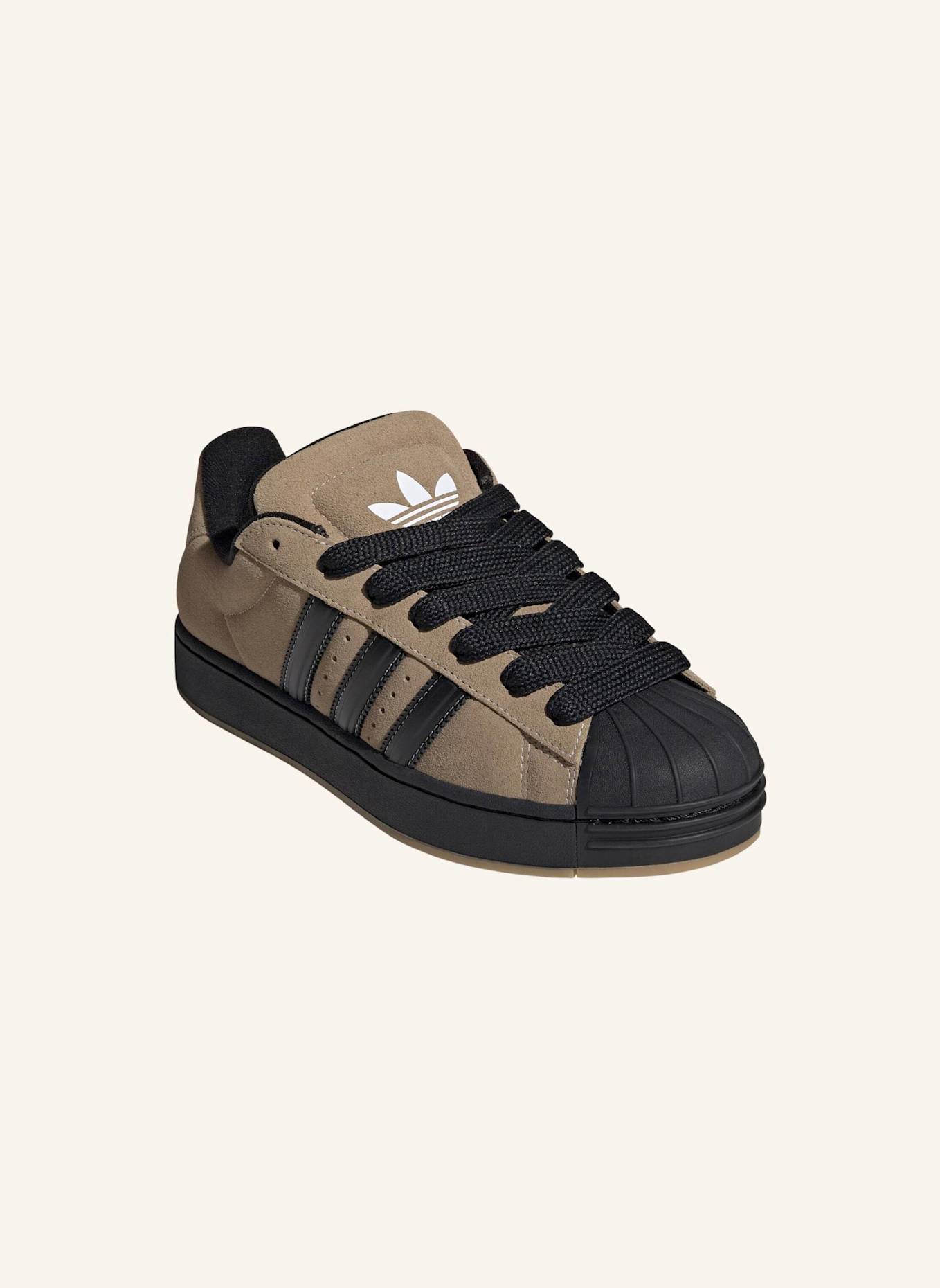 adidas Originals ADIDAS SUPERSTAR ST SCHUH: BRAUN/ SCHWARZ/ BEIGE
