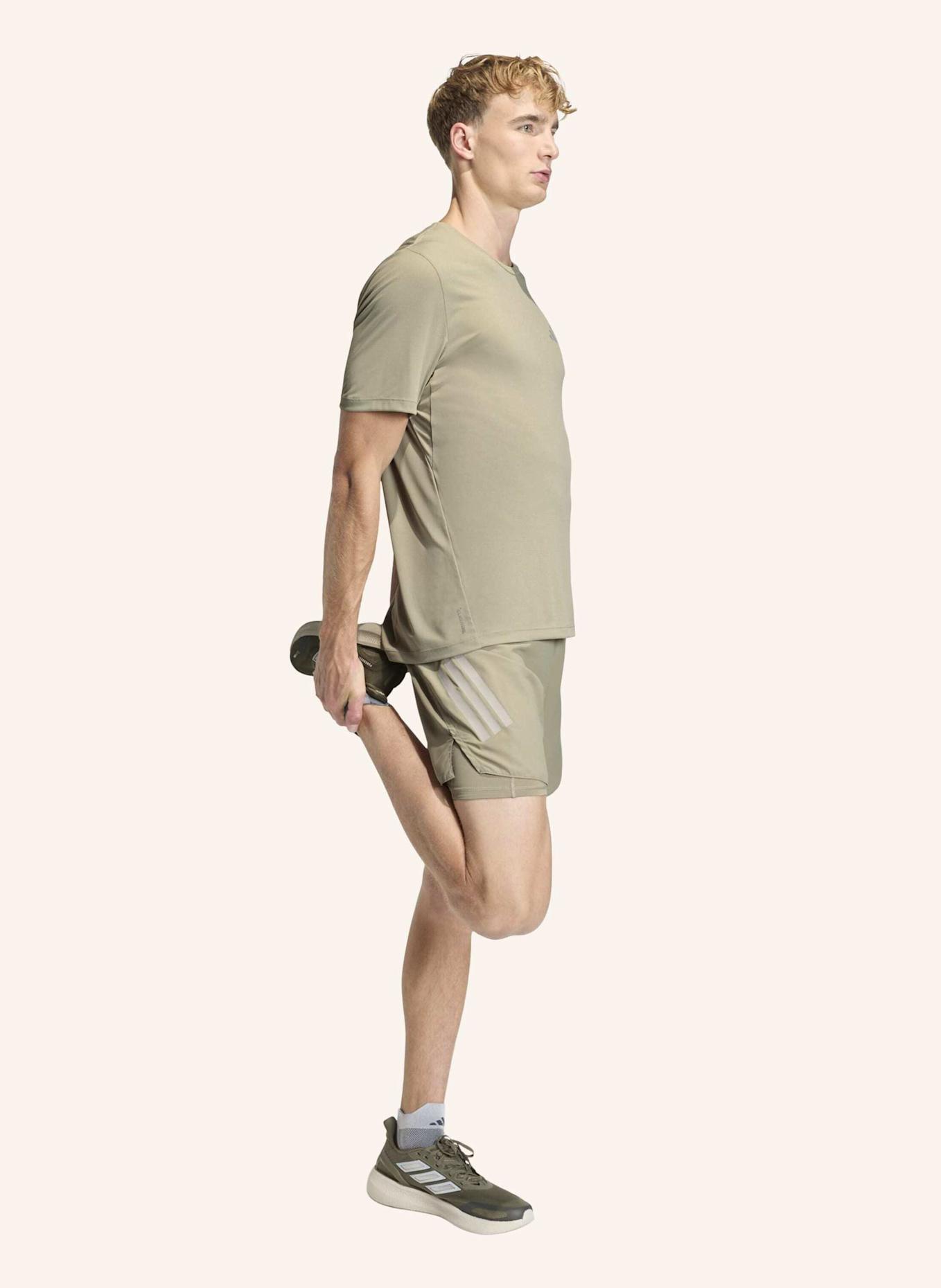 adidas 2-in-1-Laufshorts ADI365: BRAUN