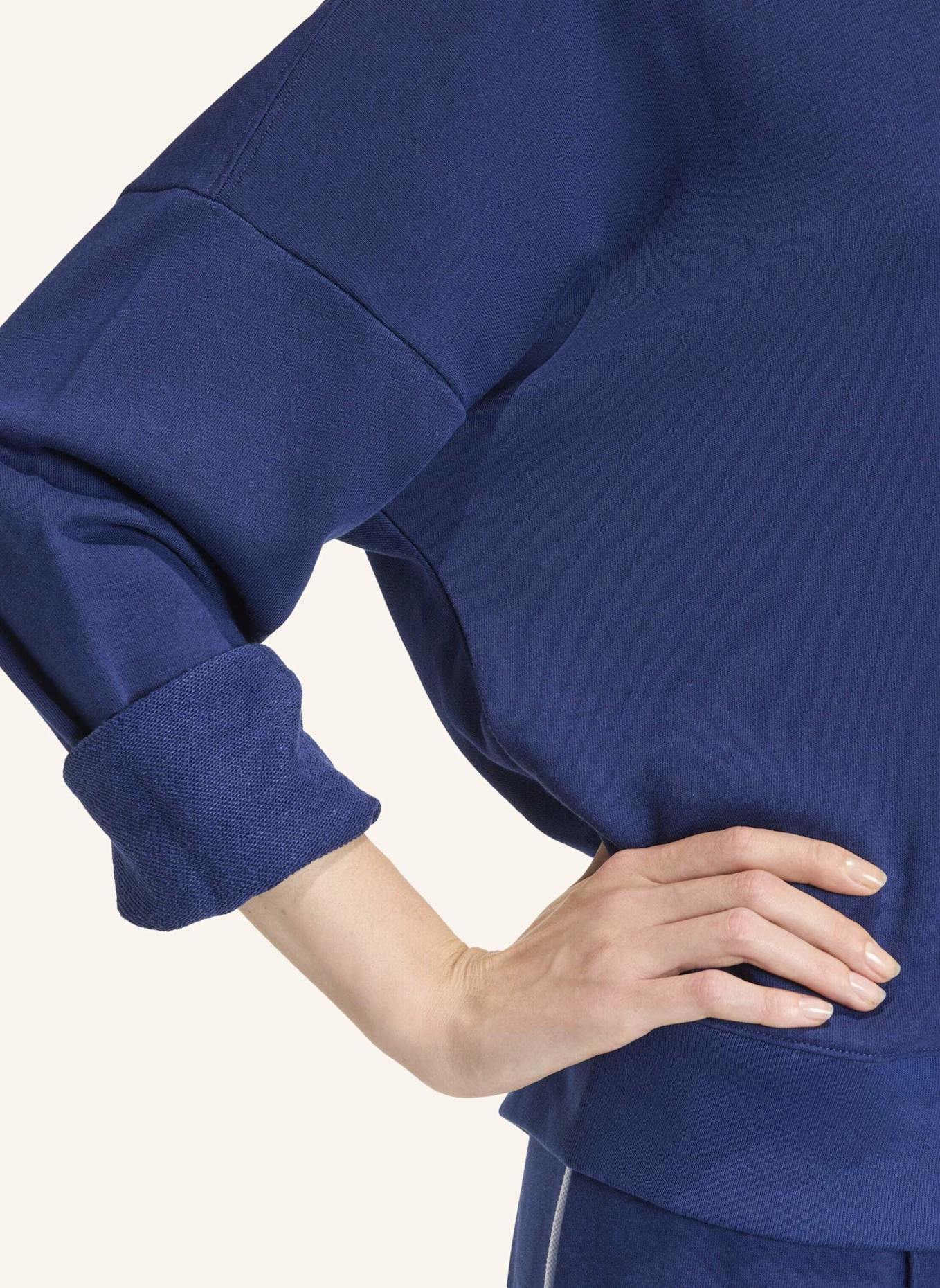 adidas SEASONAL ESSENTIALS COLORPOP SWEATSHIRT MIT AUFGESTICKTER GRAFIK: BLAU/ WEISS