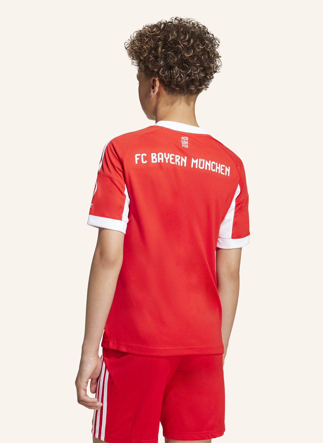 adidas FC BAYERN MÜNCHEN 25/26 KIDS HEIMTRIKOT: ROT