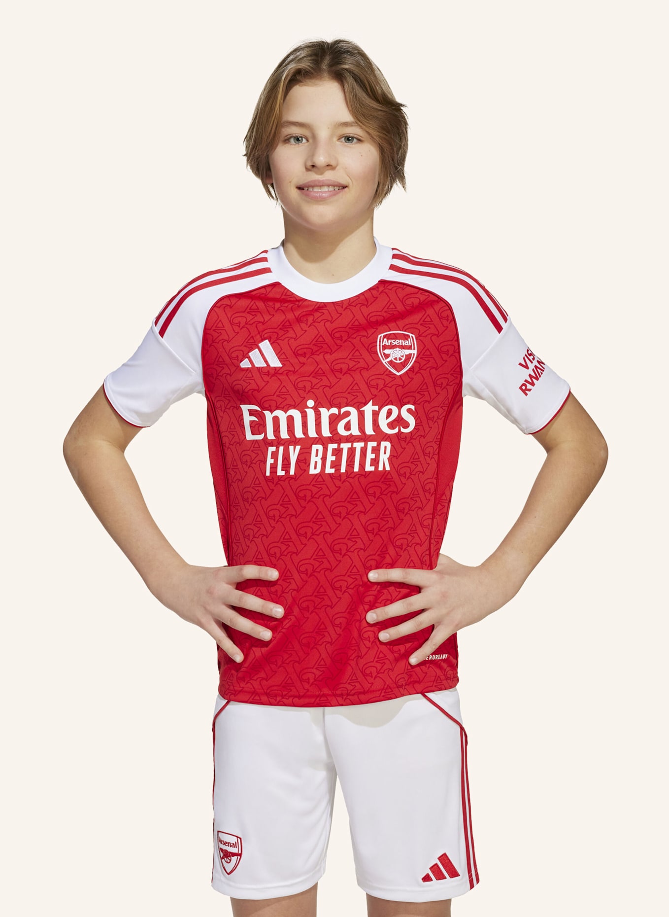 adidas ARSENAL 25/26 HEIMTRIKOT: ROT/ WEISS