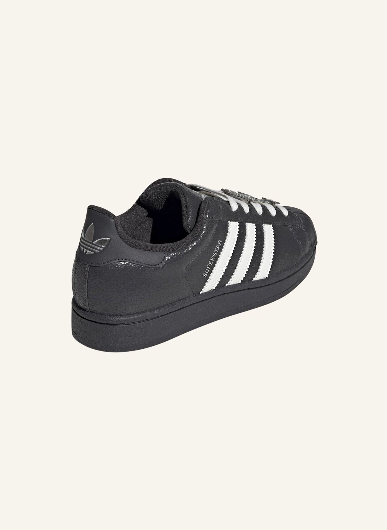adidas Originals SUPERSTAR II SCHUH: GRAU/ WEISS/ SILBER