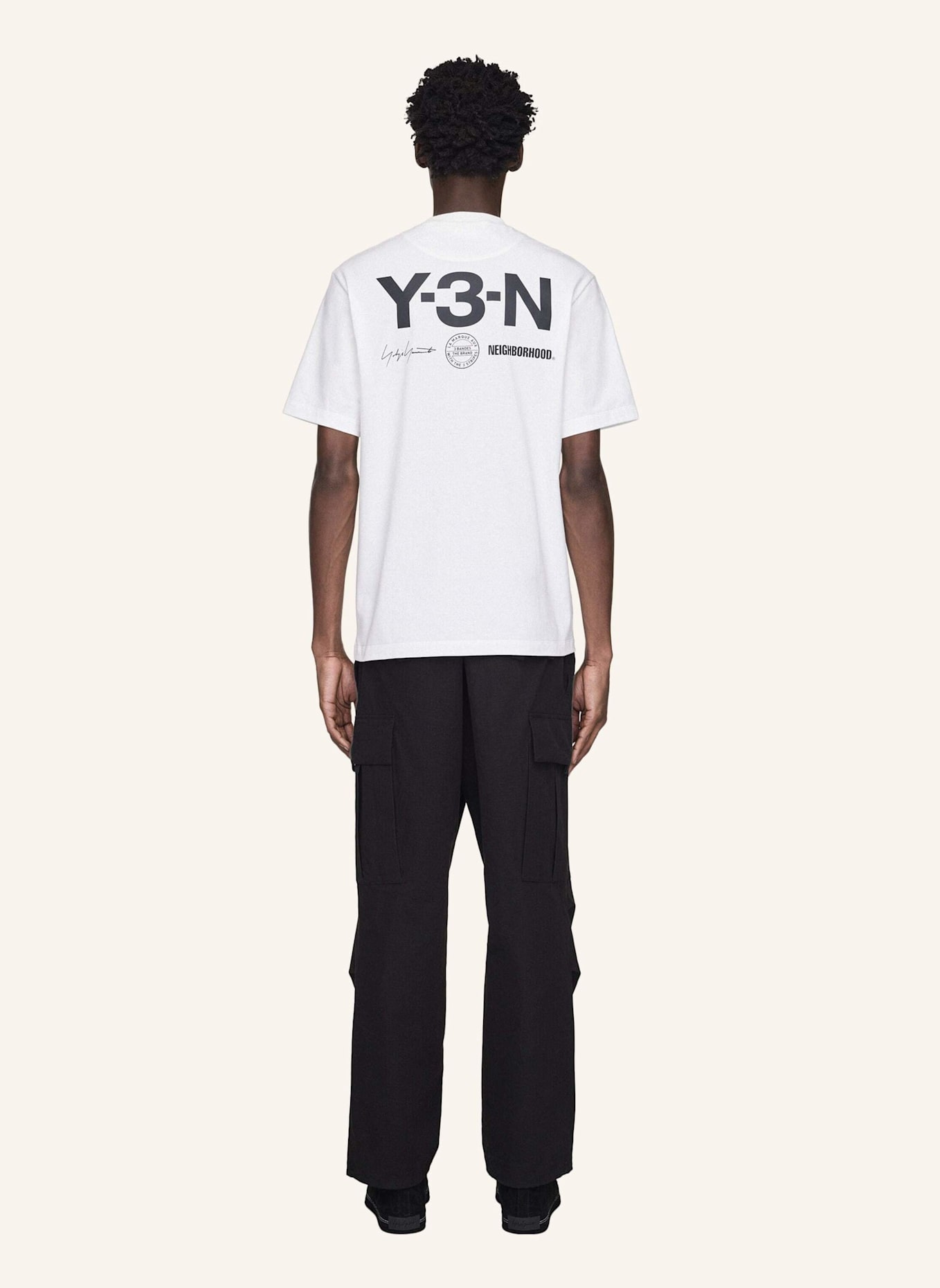 Y-3 Y-3 NBHD GRAFIK-T-SHIRT: WEISS