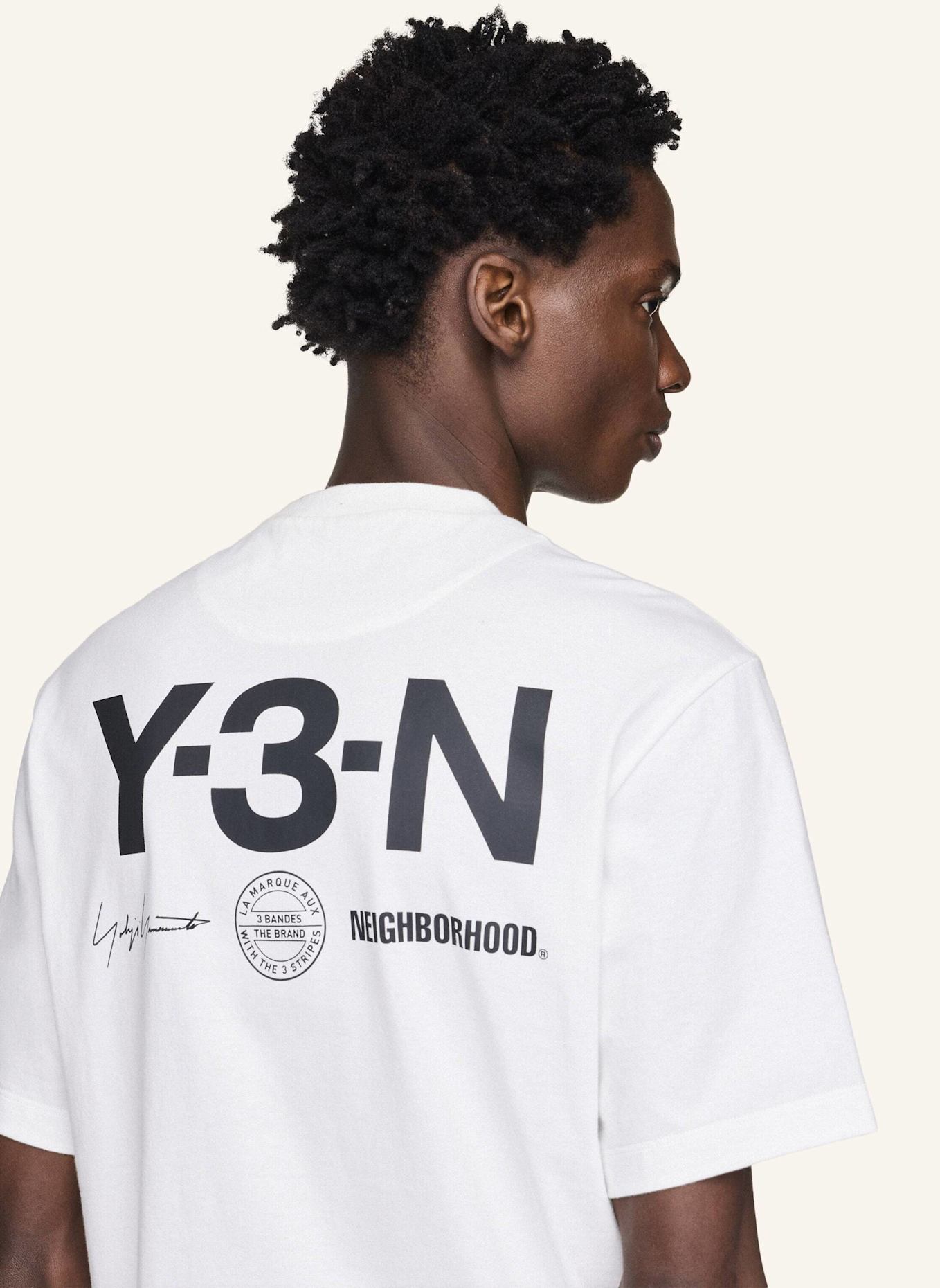 Y-3 Y-3 NBHD GRAFIK-T-SHIRT: WEISS