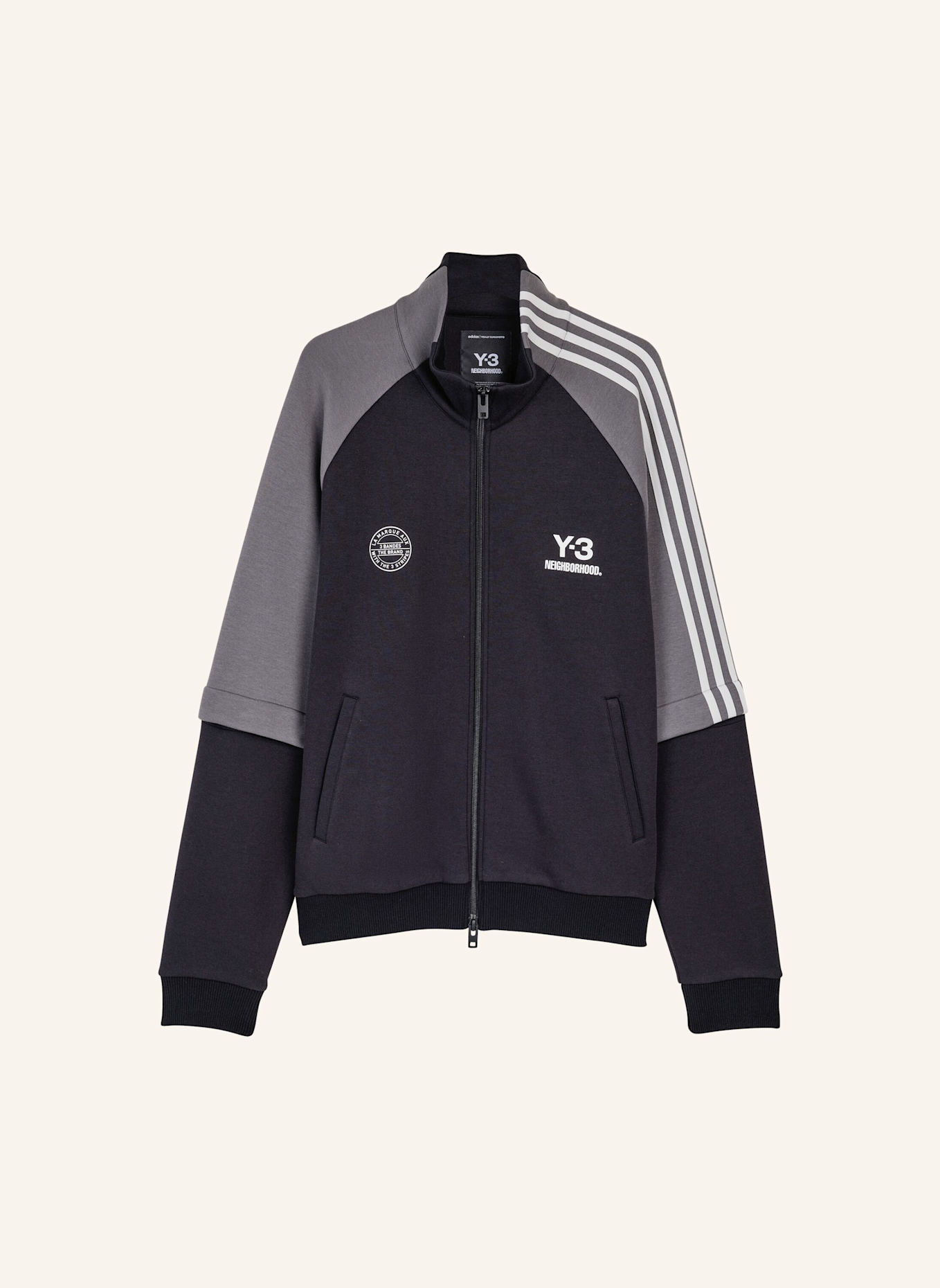 Y-3 Y-3 NBHD TRAININGSJACKE: SCHWARZ