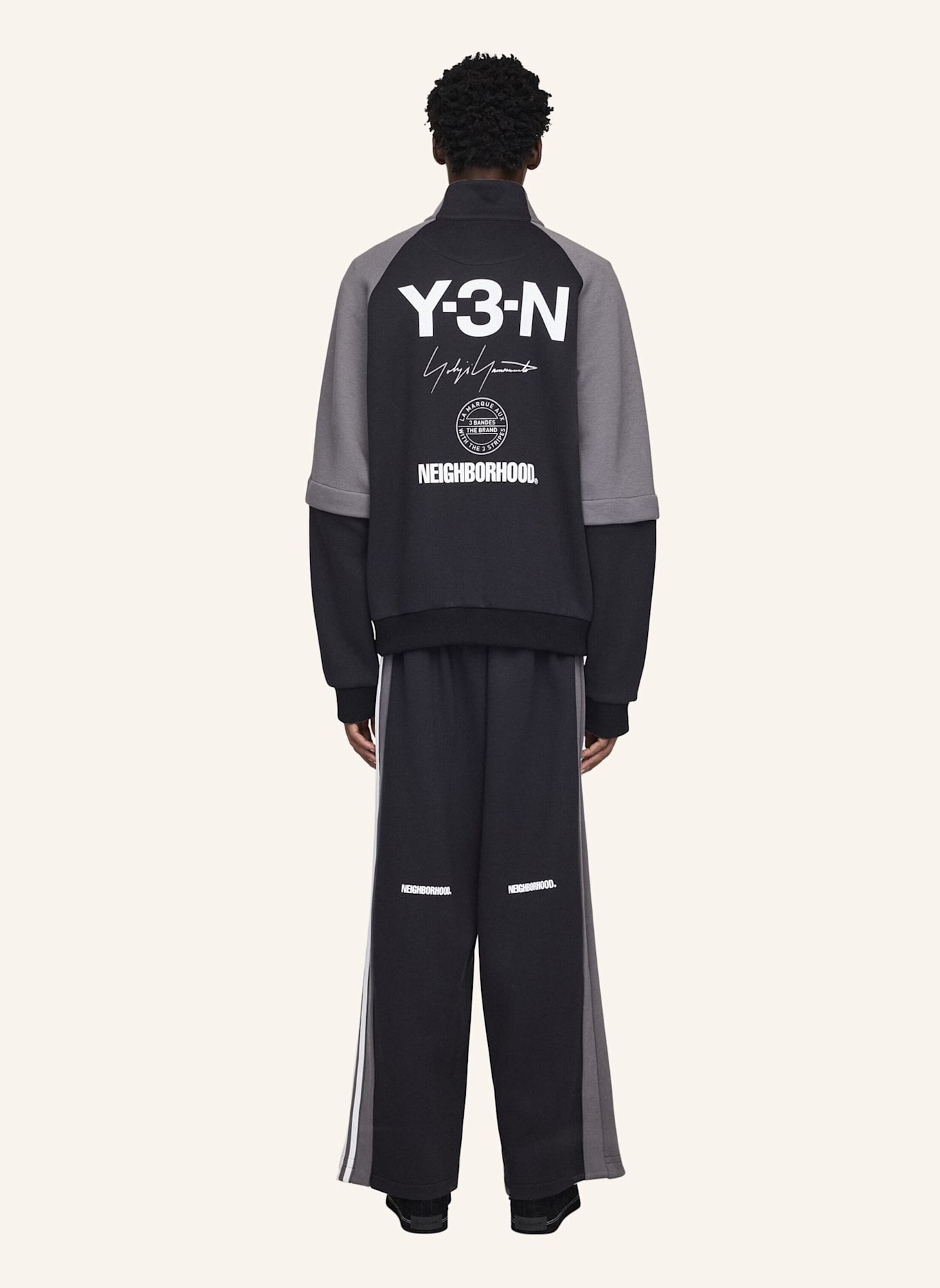 Y-3 Y-3 NBHD TRAININGSJACKE: SCHWARZ