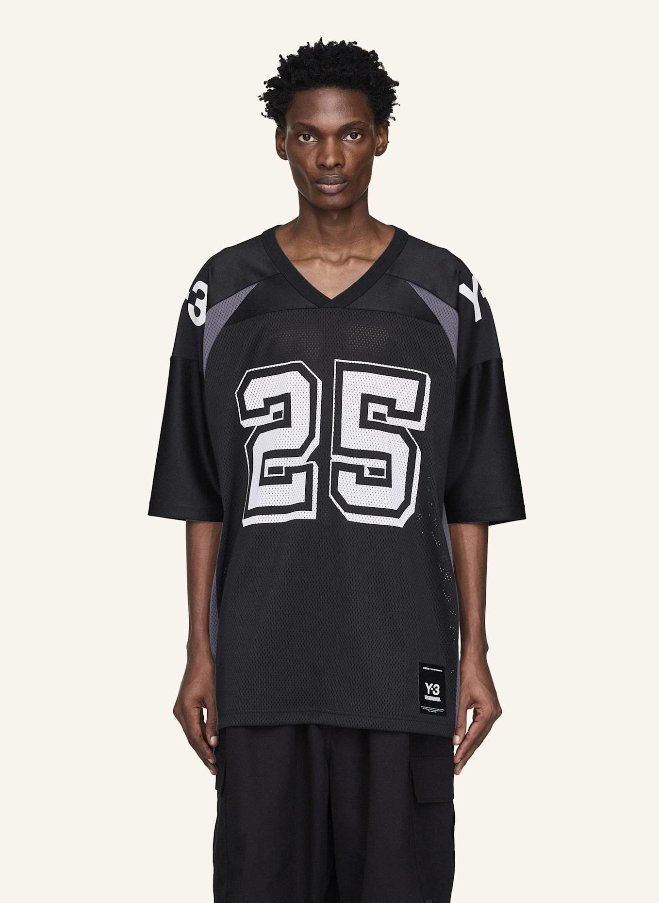 Y-3 Y-3 NBHD FUSSBALLTRIKOT: SCHWARZ
