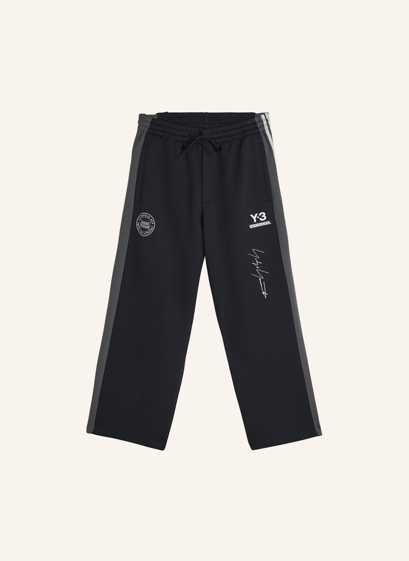 Y-3 Y-3 NBHD TRAININGSHOSE: SCHWARZ