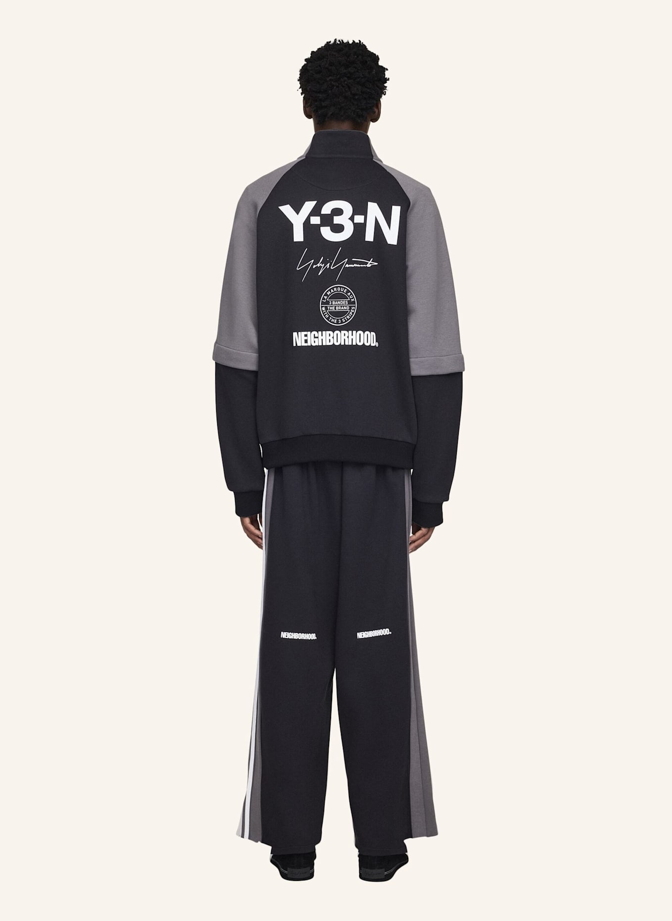 Y-3 Y-3 NBHD TRAININGSHOSE: SCHWARZ