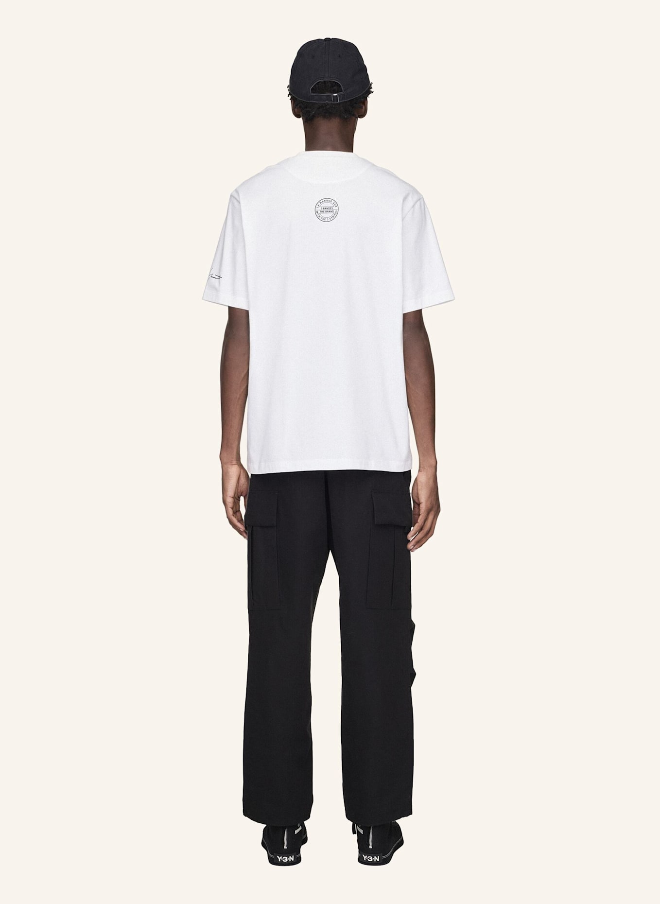 Y-3 Y-3 NBHD CARGOHOSE: SCHWARZ