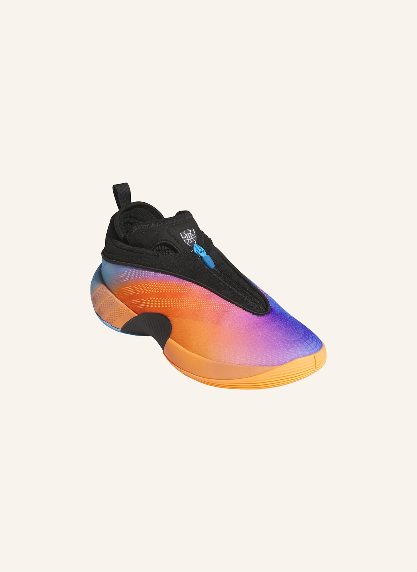 adidas D.O.N. ISSUE 7 SCHUH: SCHWARZ/ ORANGE/ SILBER