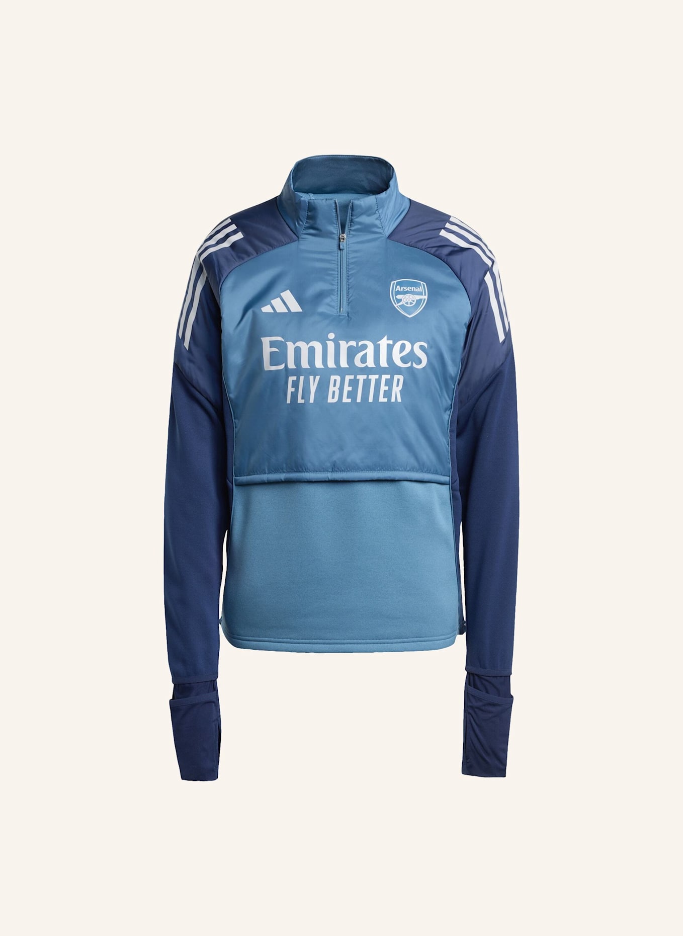 adidas ARSENAL TIRO 25 COMPETITION OBERTEIL, WINTERFEST: BLAU