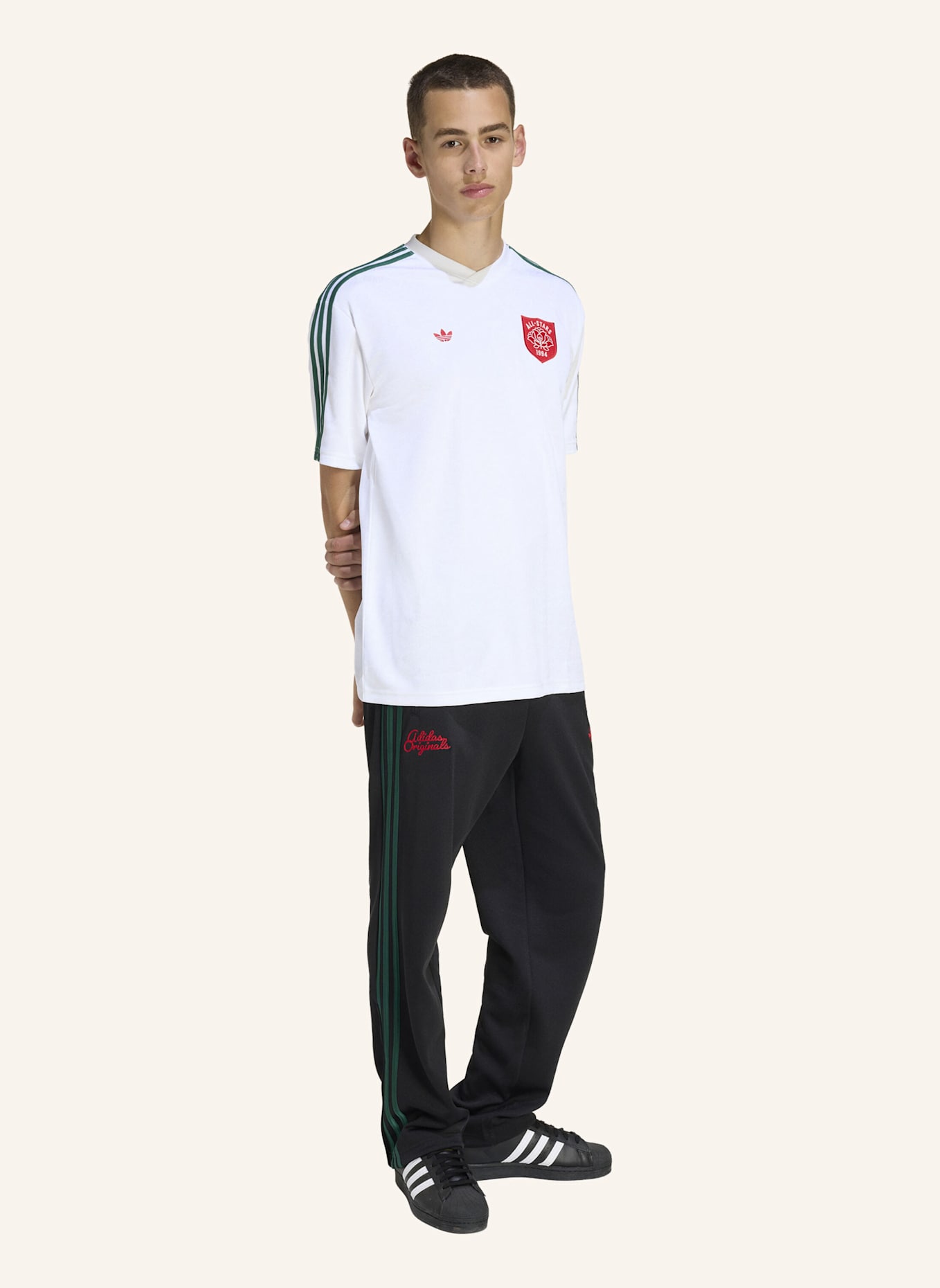 adidas Originals TRIKOT ROSES: WEISS