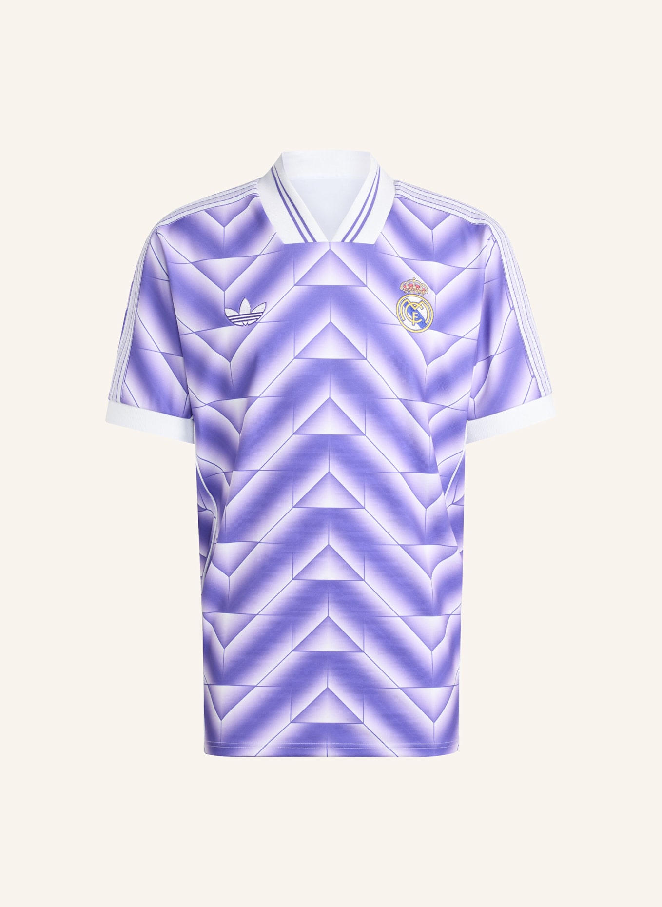 adidas REAL MADRID LFSTLR JERSEY: LILA/ WEISS