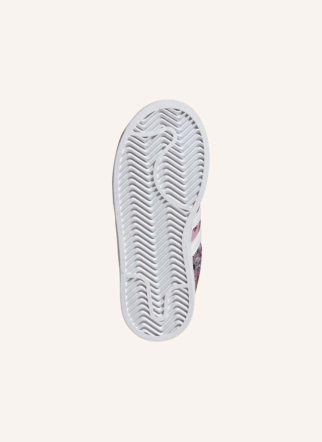 adidas Originals ADIDAS LIBERTY LONDON SUPERSTAR II COMFORT CLOSURE SCHUH: ROSA/ WEISS