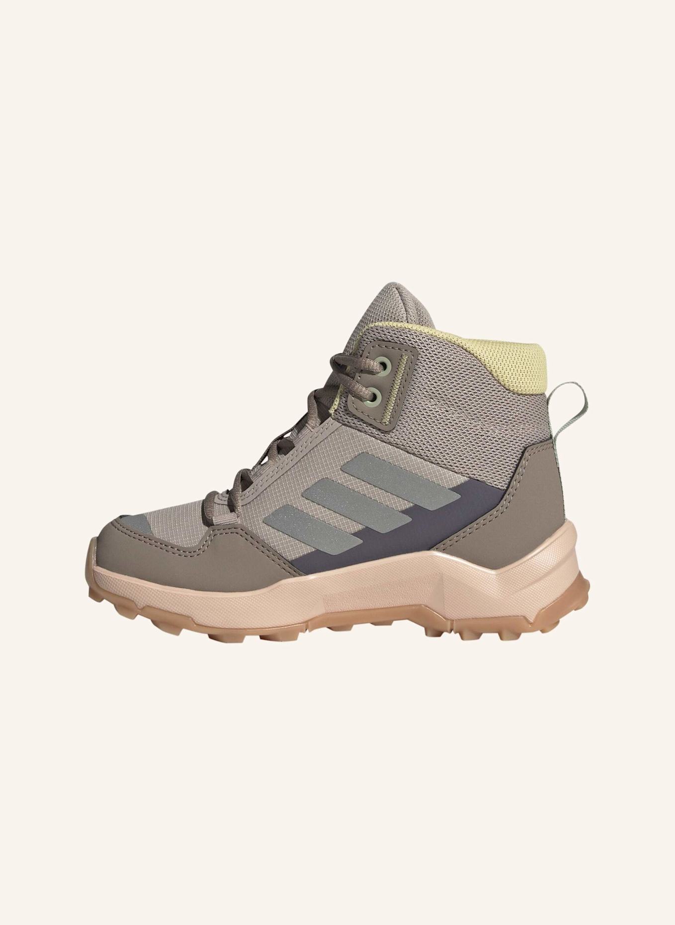adidas TERREX TERREX AX4R MID WANDERSCHUH: BEIGE/ SILBER/ ORANGE