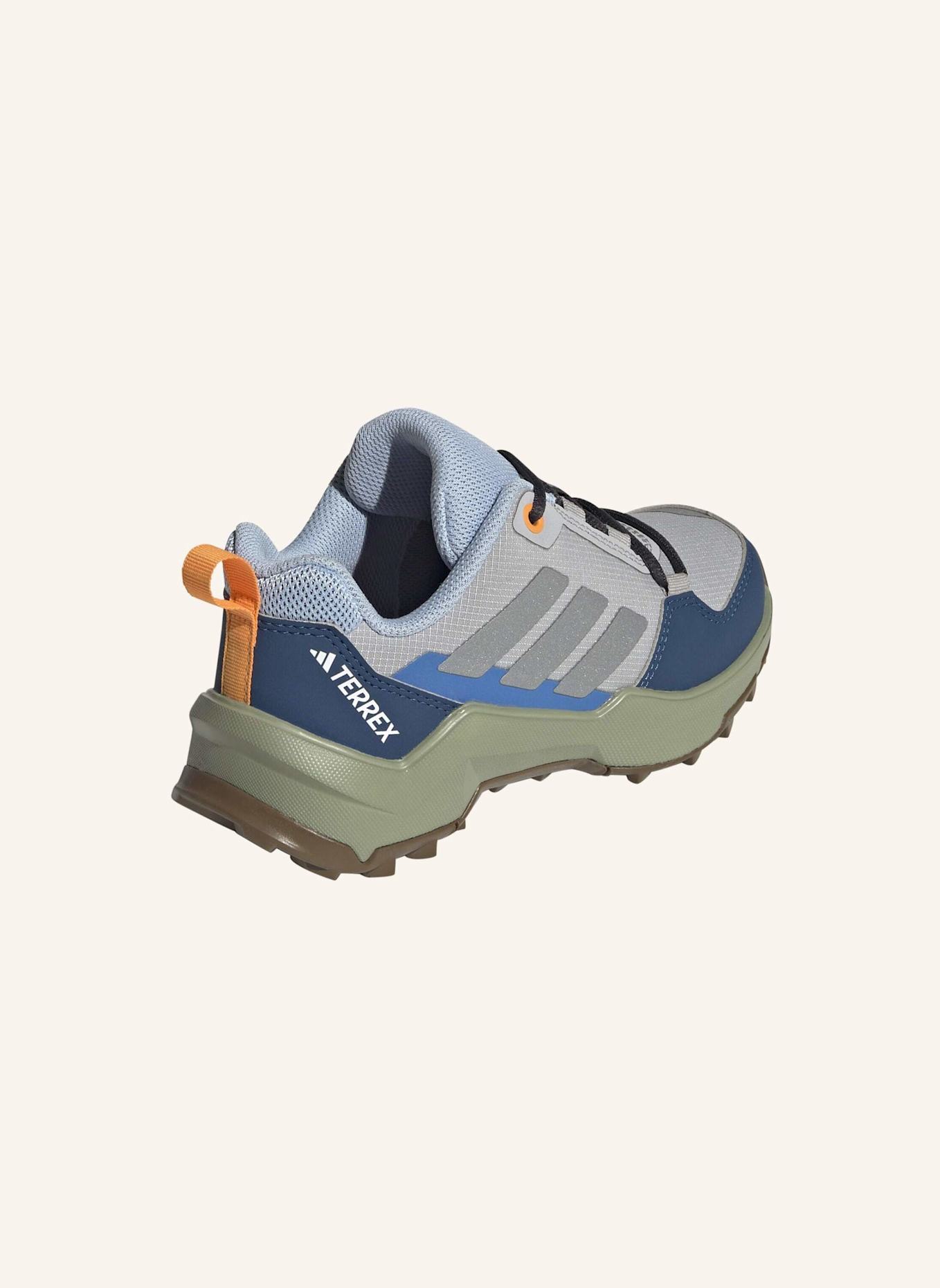 adidas TERREX TERREX AX4R WANDERSCHUH: GRAU/ SILBER/ BLAU