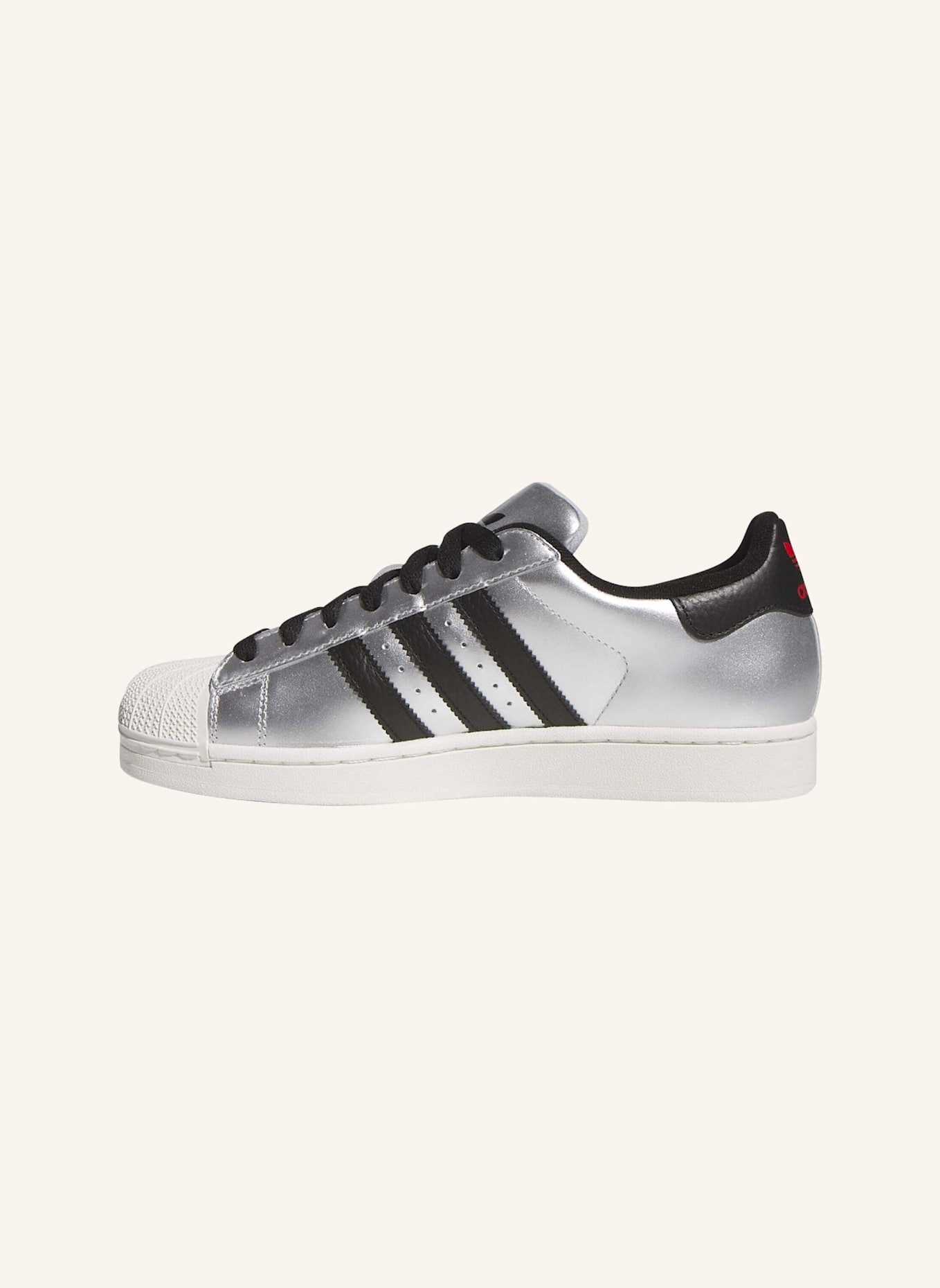 adidas Originals SUPERSTAR II SCHUH: SILBER/ SCHWARZ