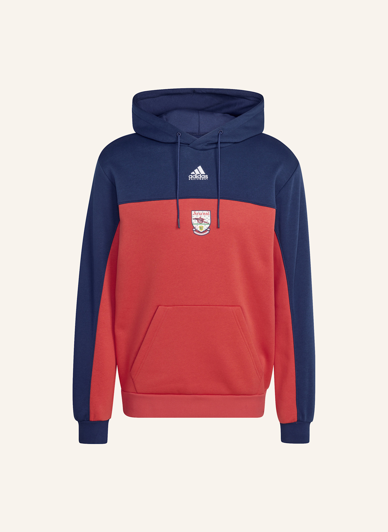 adidas Originals ARSENAL 92-94 HOODIE: ROT/ BLAU