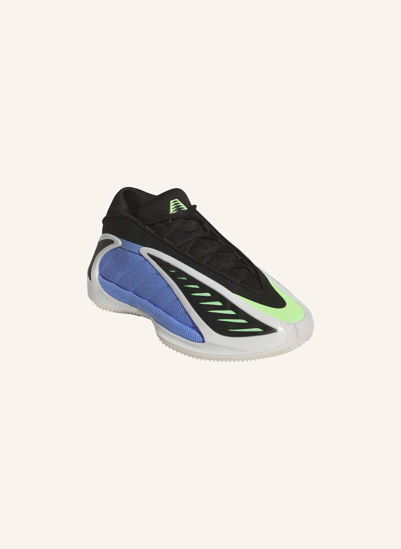 adidas ANTHONY EDWARDS 2 SCHUHE FÜR KINDER: BLAU/ WEISS/ NEONGRÜN