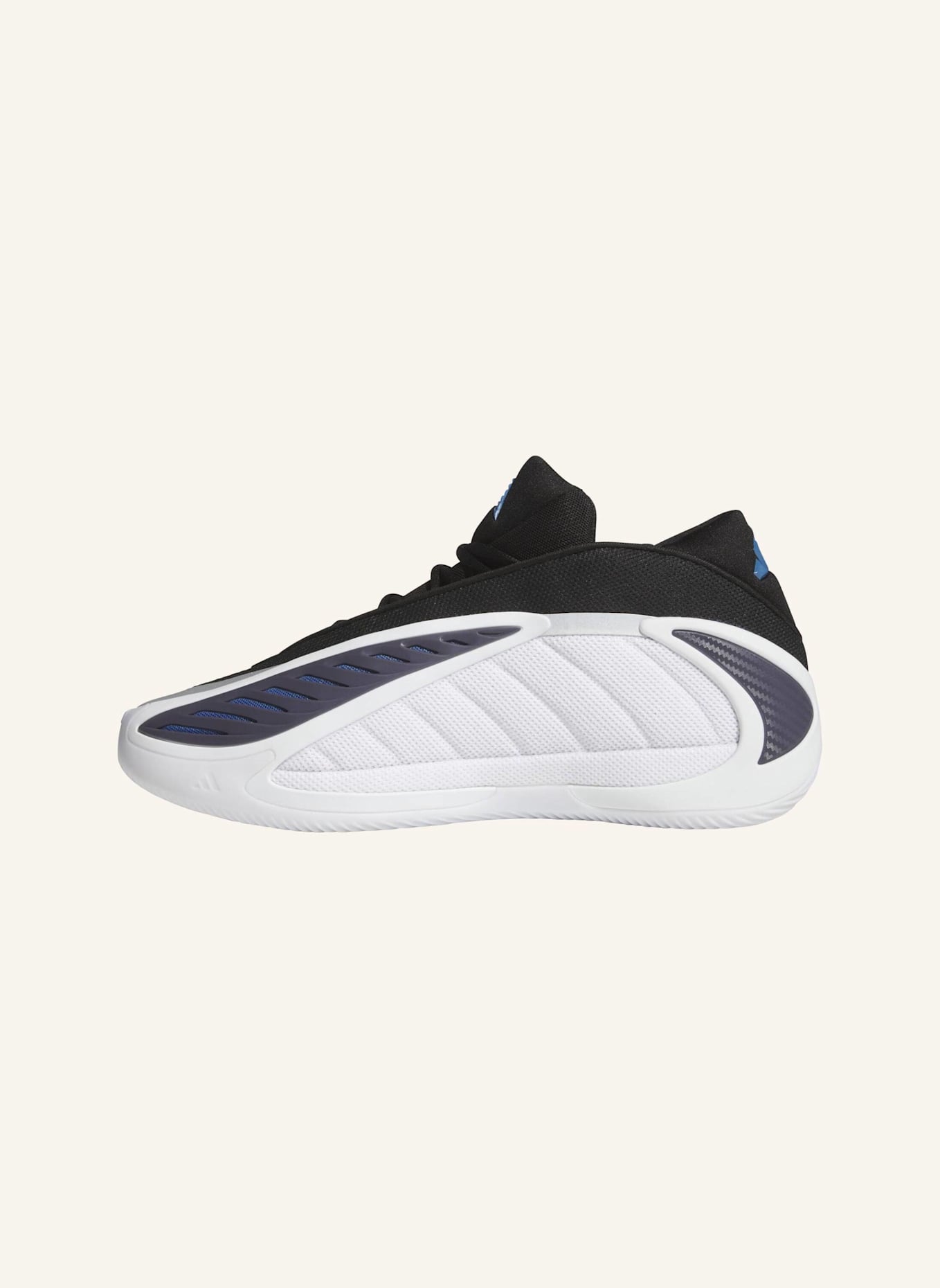 adidas ANTHONY EDWARDS 2 SCHUH: WEISS/ SCHWARZ/ BLAU