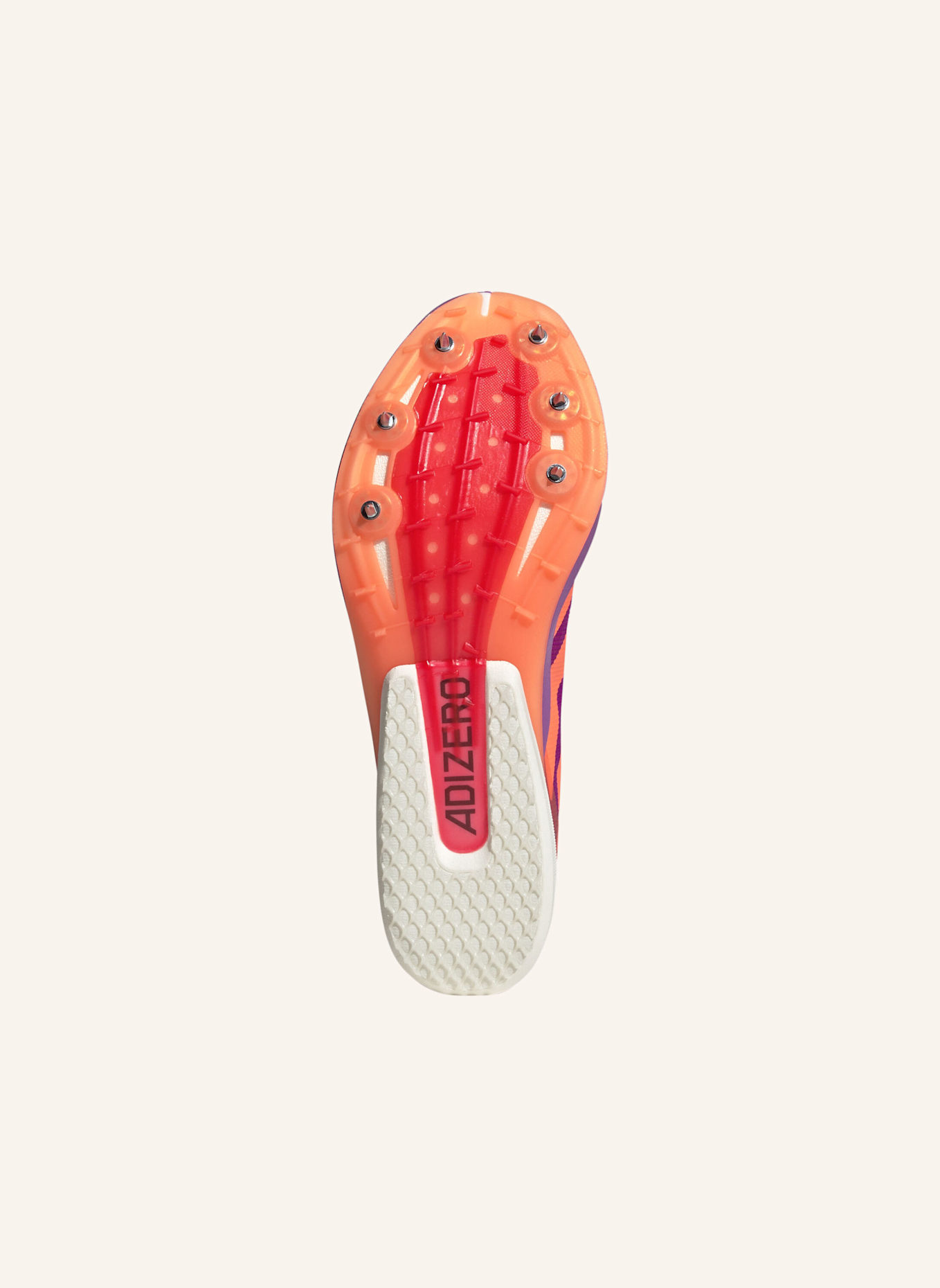 adidas ADIZERO AVANTI XC SCHUH: LILA/ ORANGE/ ROT