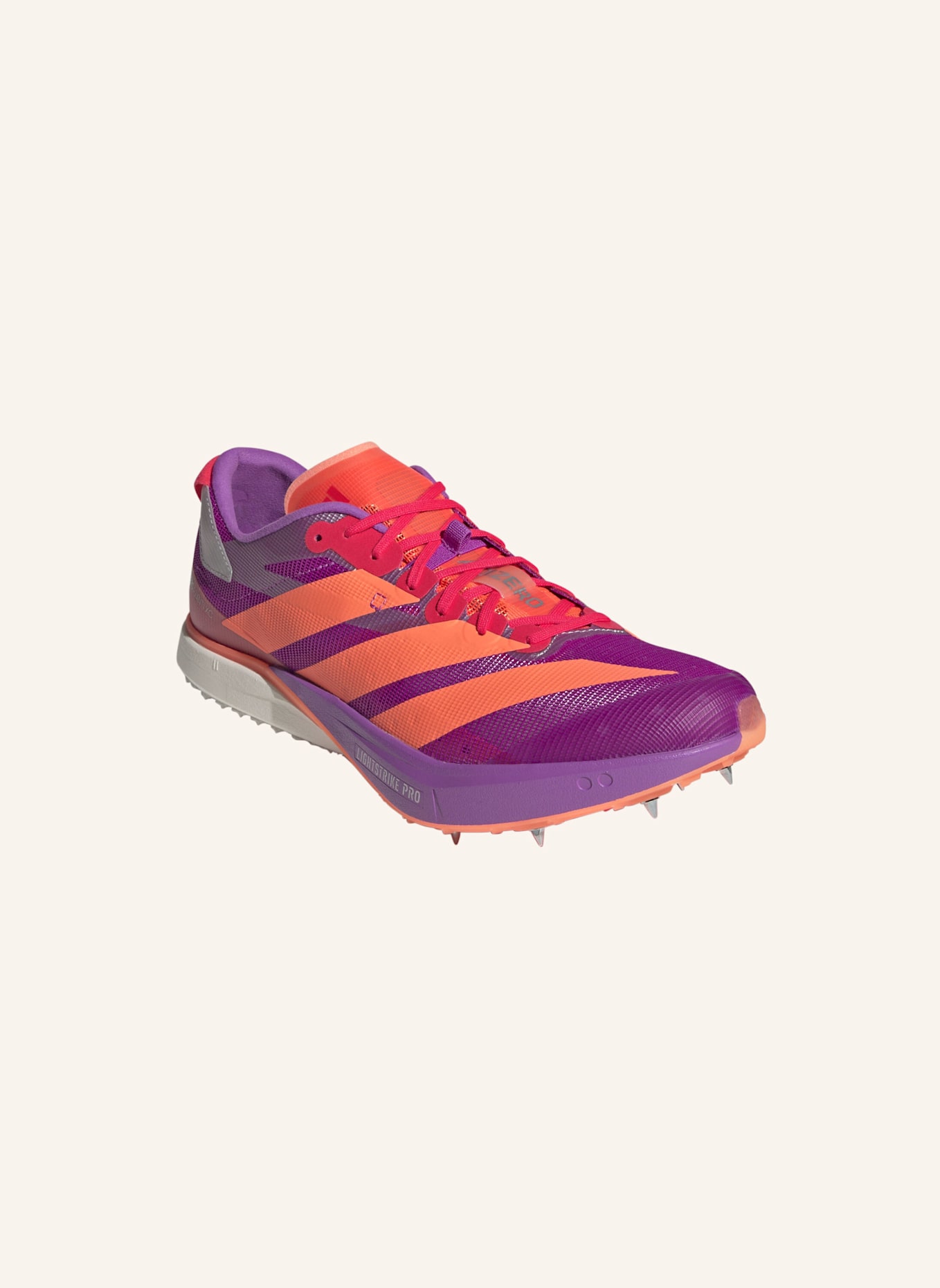 adidas ADIZERO AVANTI XC SCHUH: LILA/ ORANGE/ ROT