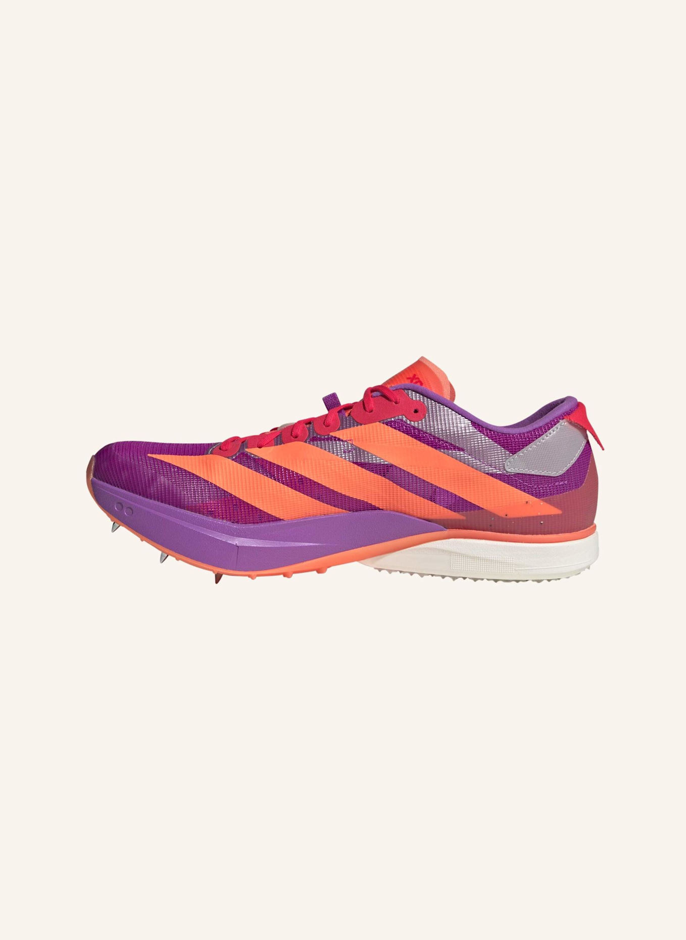 adidas ADIZERO AVANTI XC SCHUH: LILA/ ORANGE/ ROT