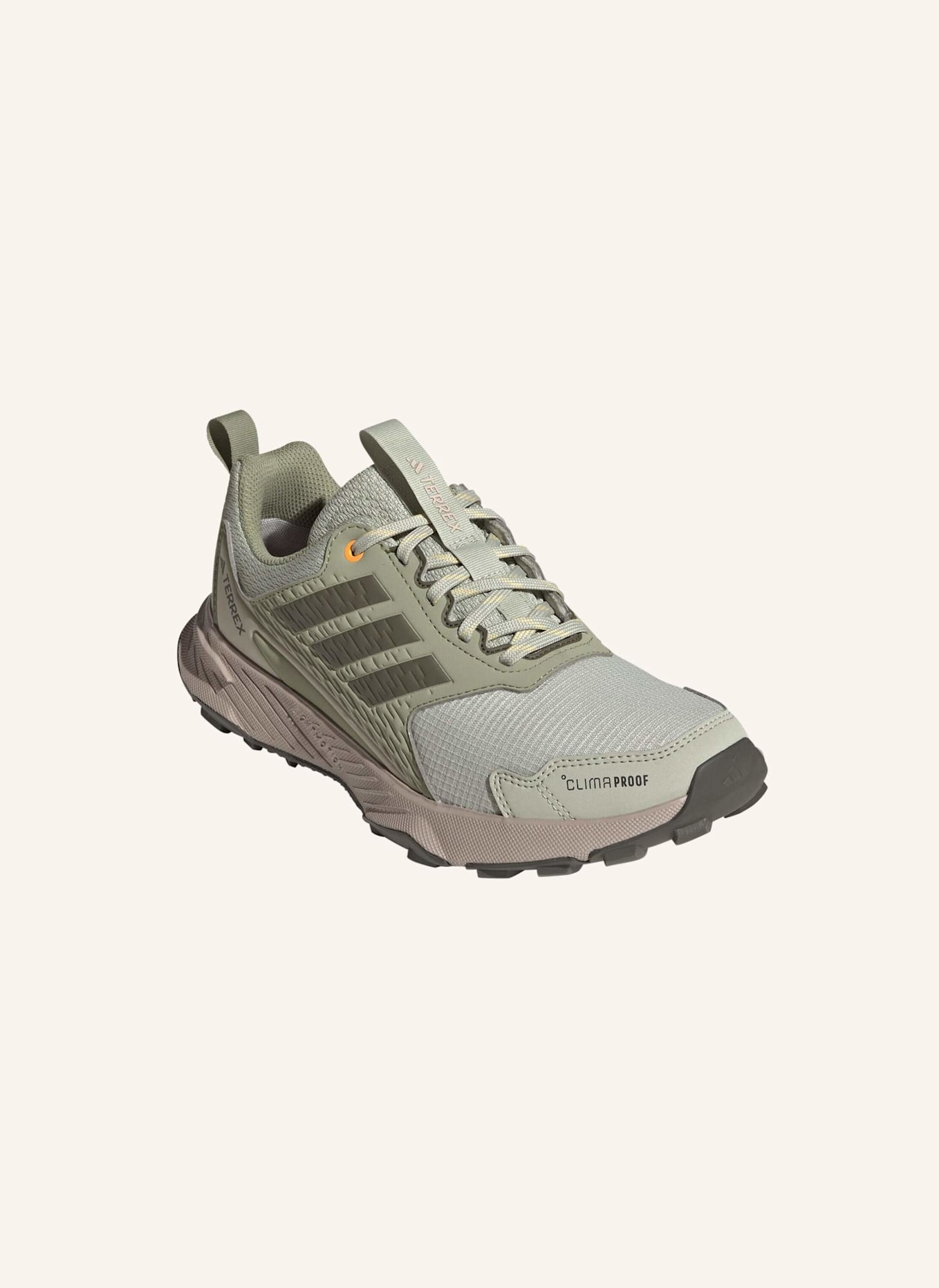 adidas TERREX TERREX TRACEFINDER 2 CLIMAPROOF TRAILRUNNING-SCHUHE: GRÜN/ ORANGE