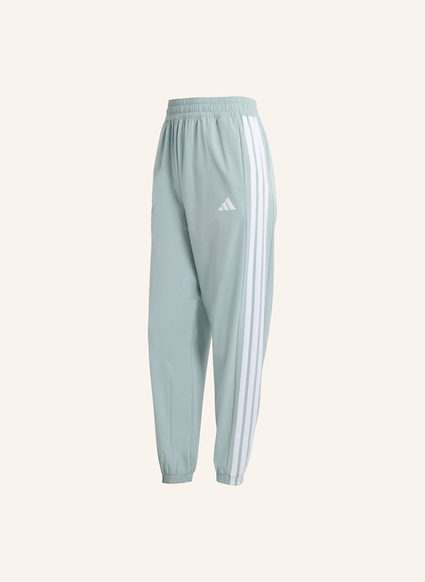 adidas Track Pants ESSENTIALS 3-STREIFEN: GRÜN/ WEISS