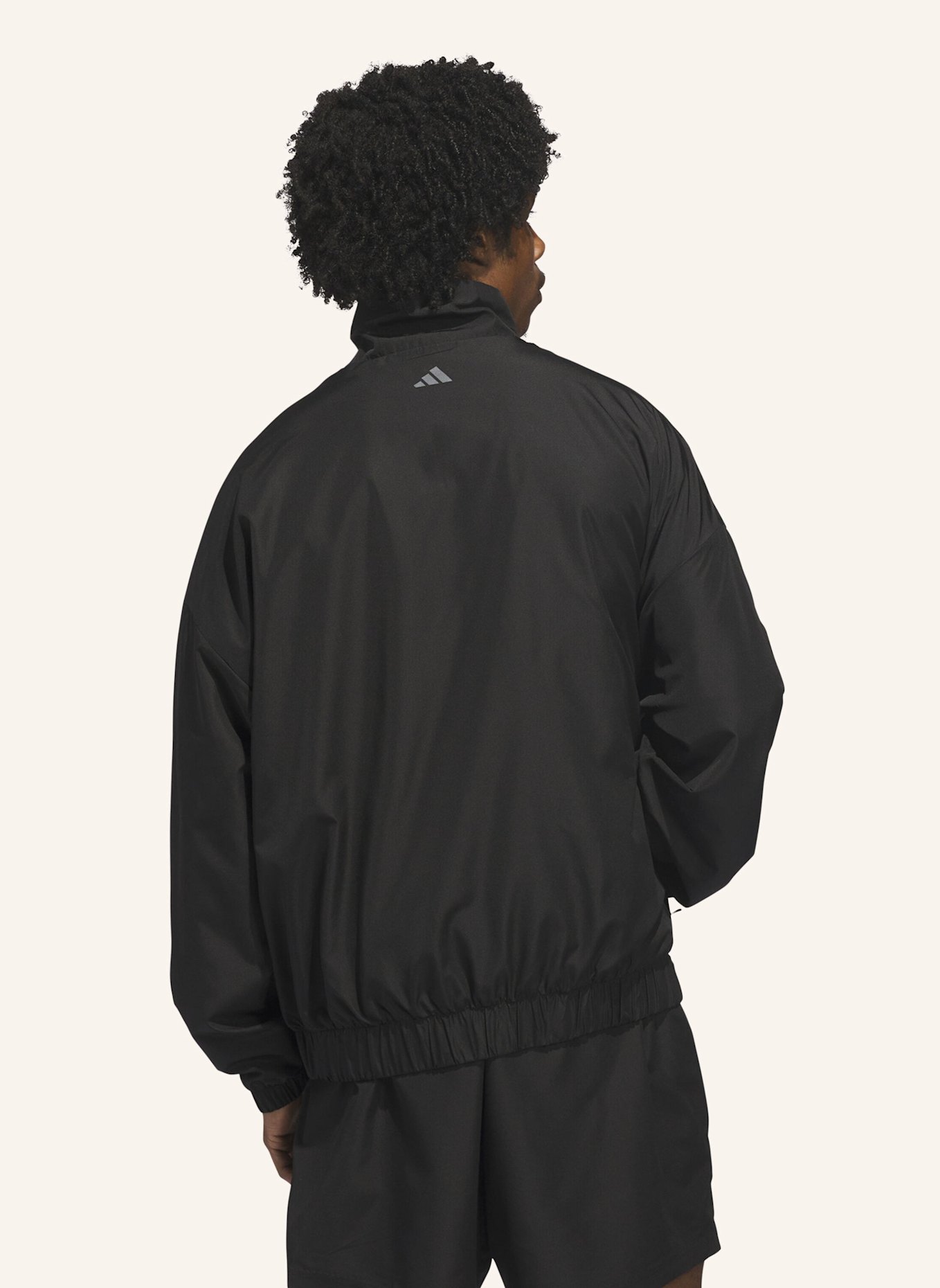 adidas ANTHONY EDWARDS REFLECTIVE JACKE: SCHWARZ
