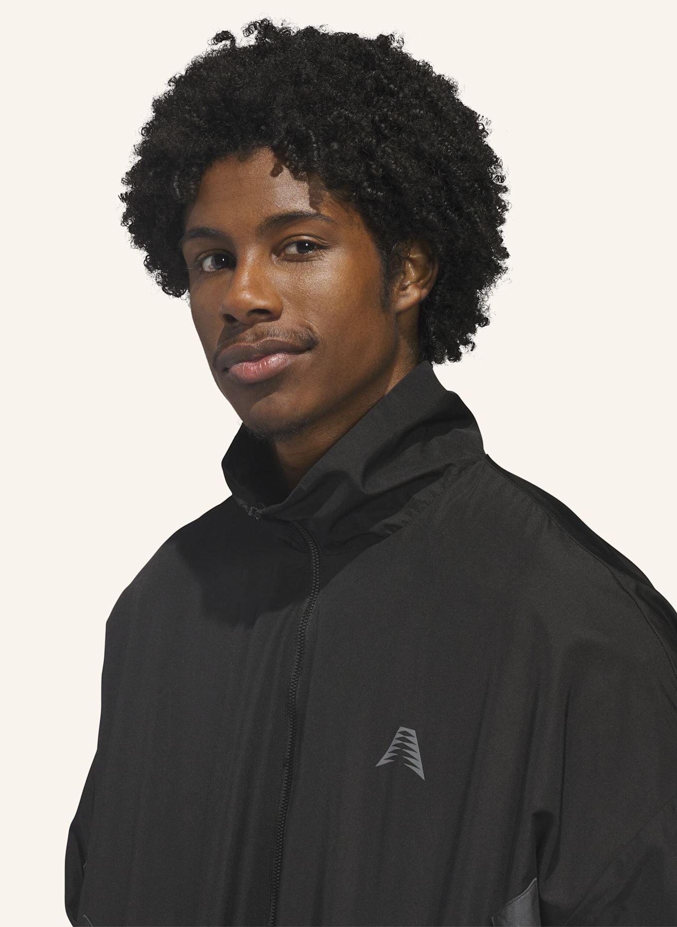 adidas ANTHONY EDWARDS REFLECTIVE JACKE: SCHWARZ