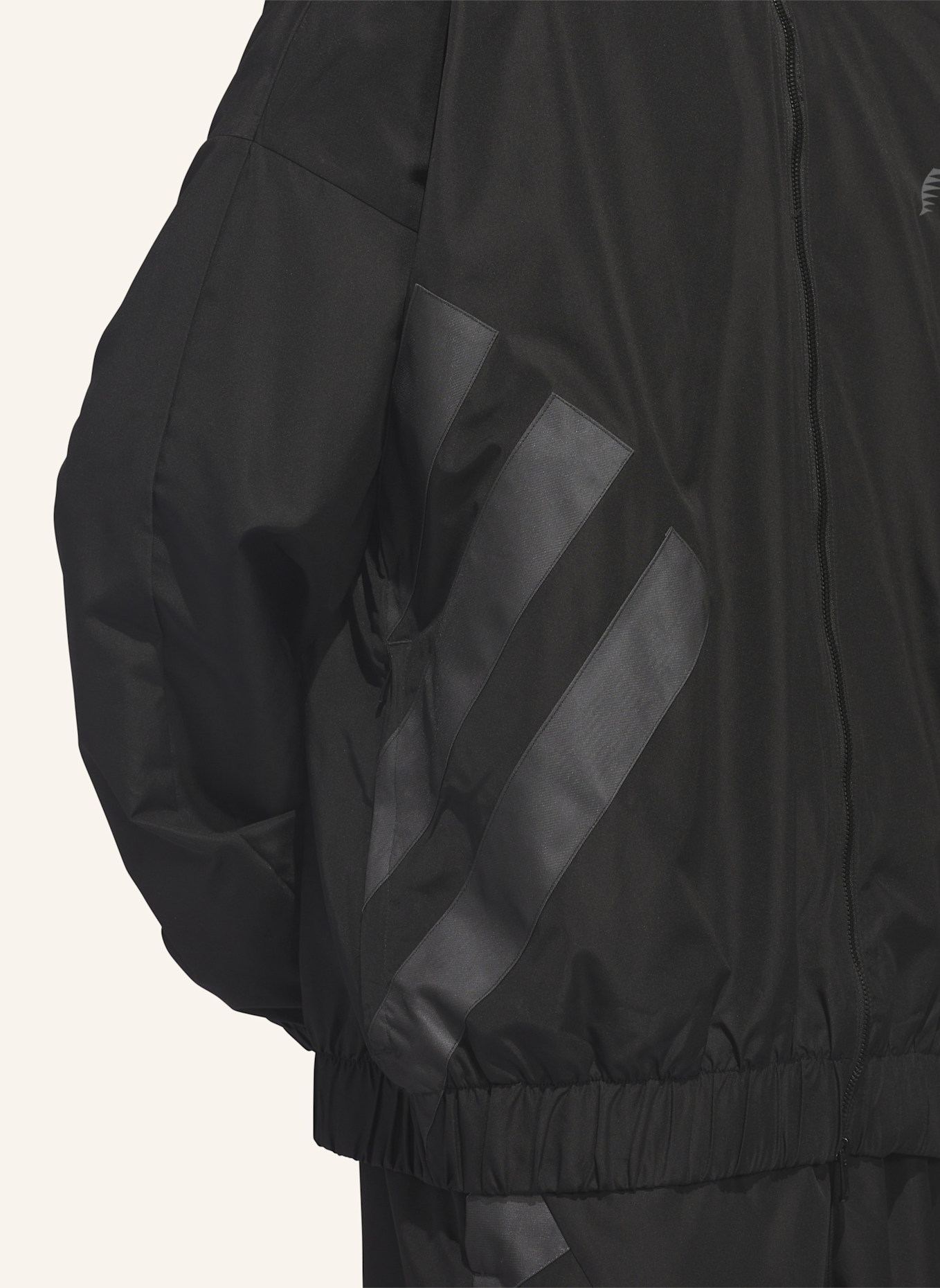 adidas ANTHONY EDWARDS REFLECTIVE JACKE: SCHWARZ