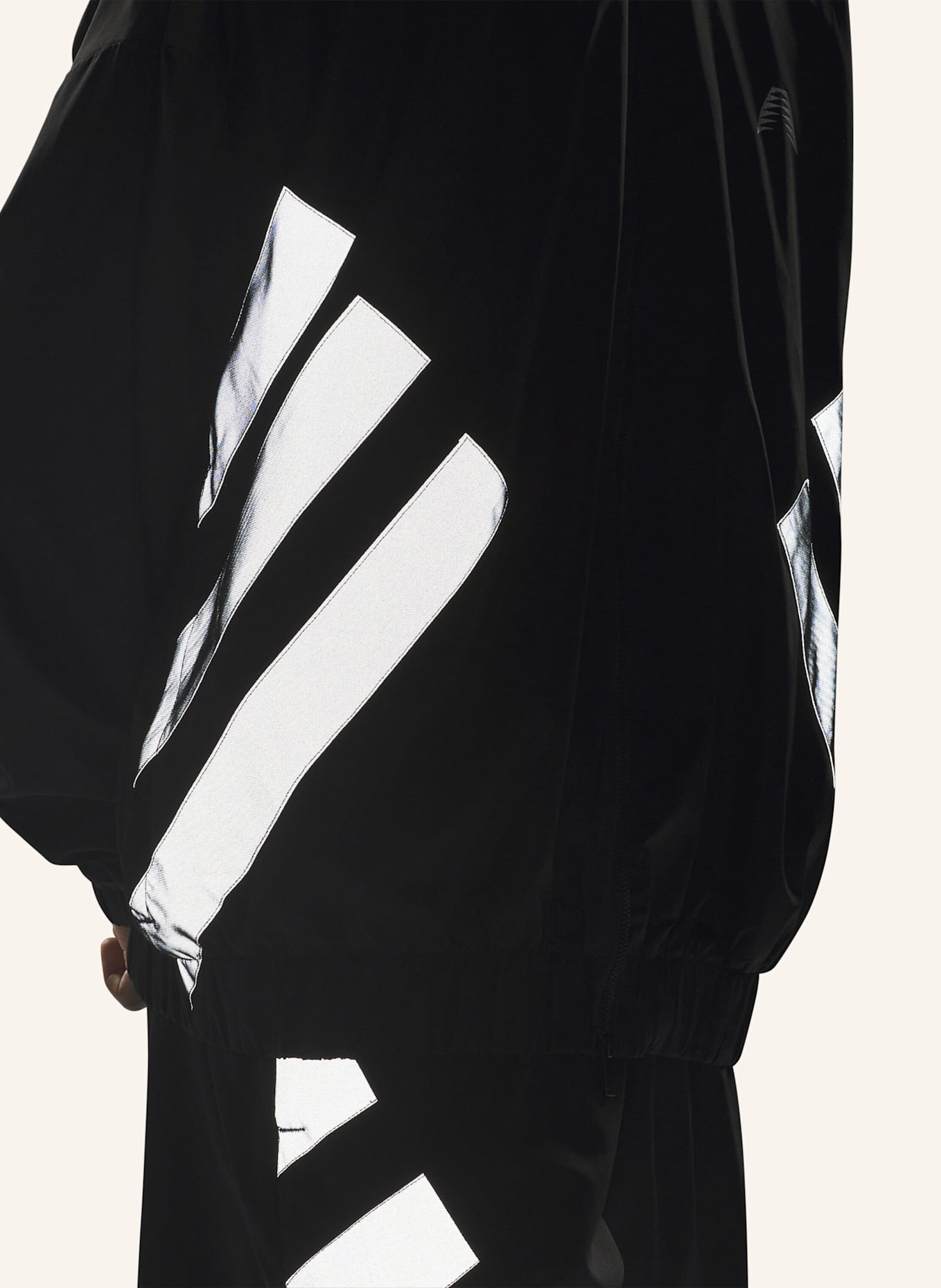 adidas ANTHONY EDWARDS REFLECTIVE JACKE: SCHWARZ