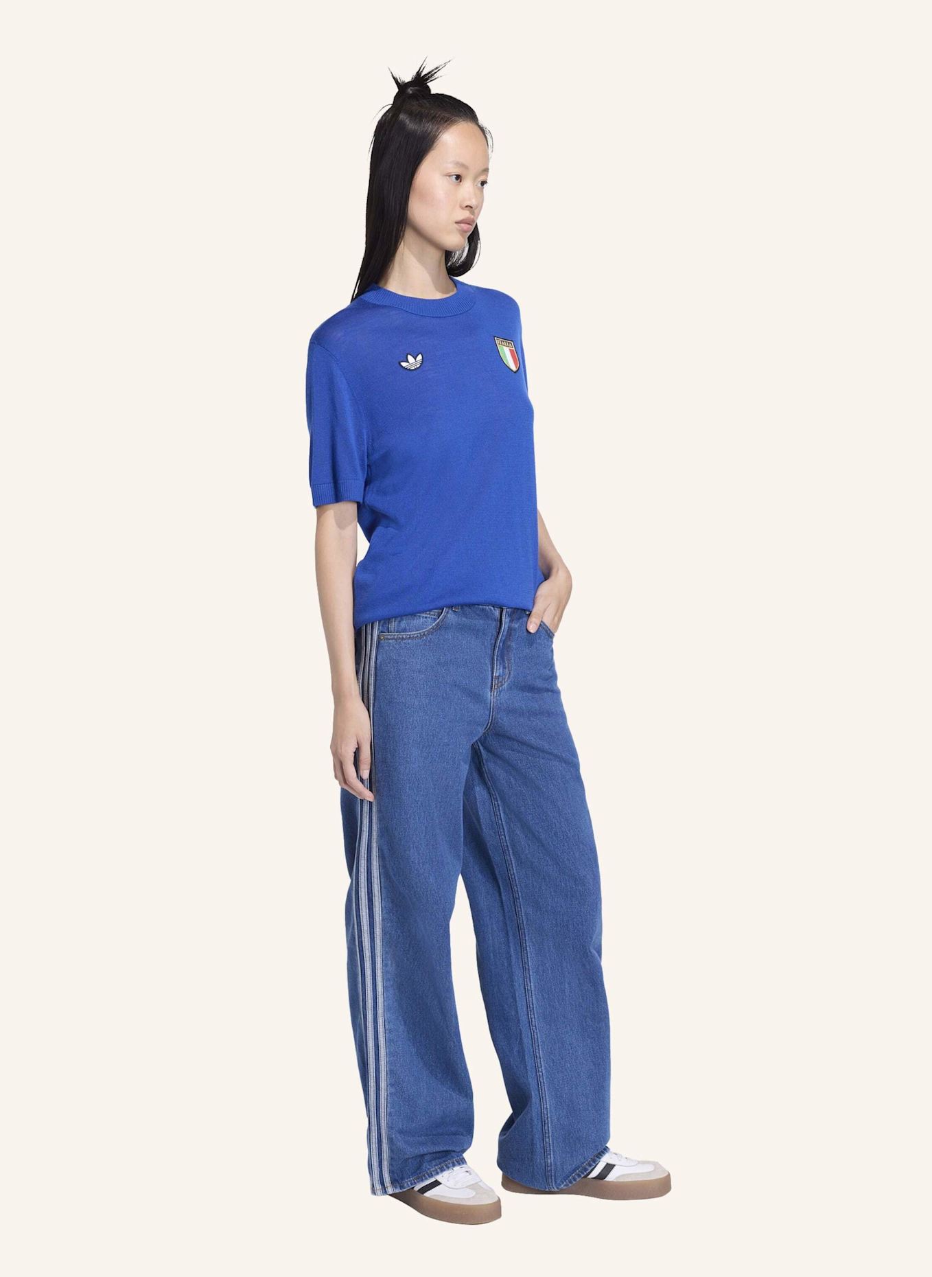 adidas Originals Straight Jeans FIREBIRD DENIM: BLAU